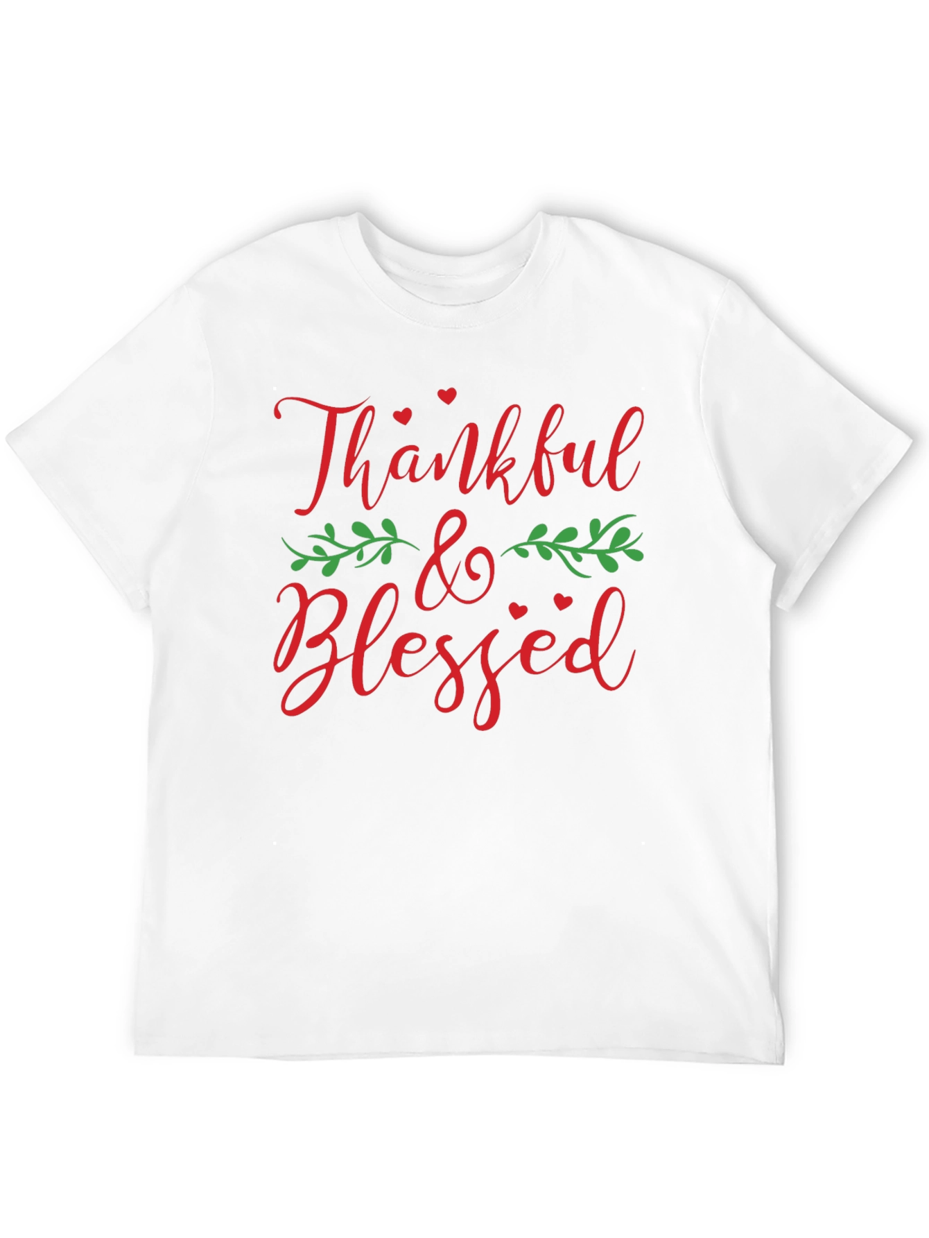 Thankful & Blessed Graphic T-Shirt