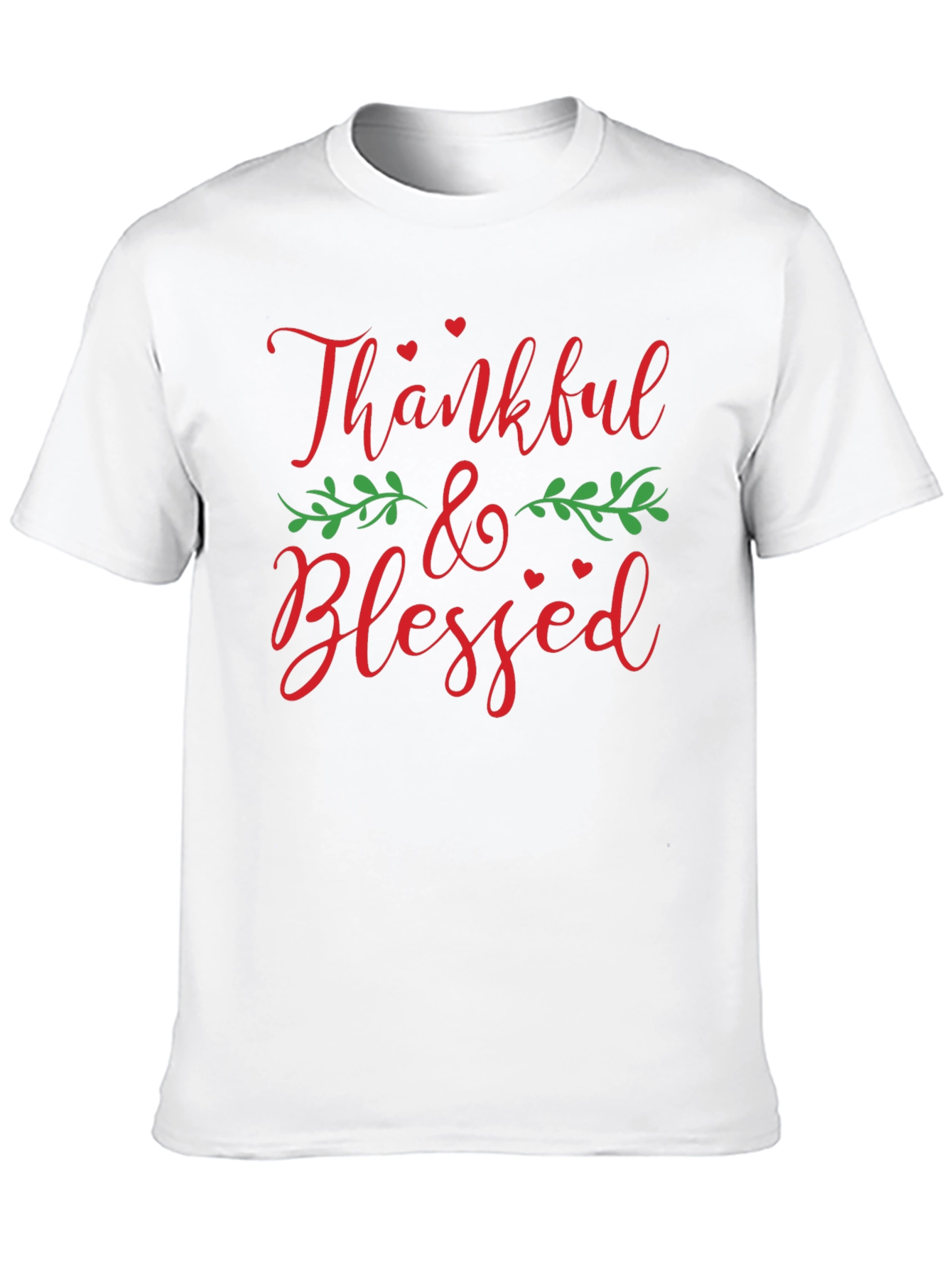 Thankful & Blessed Graphic T-Shirt