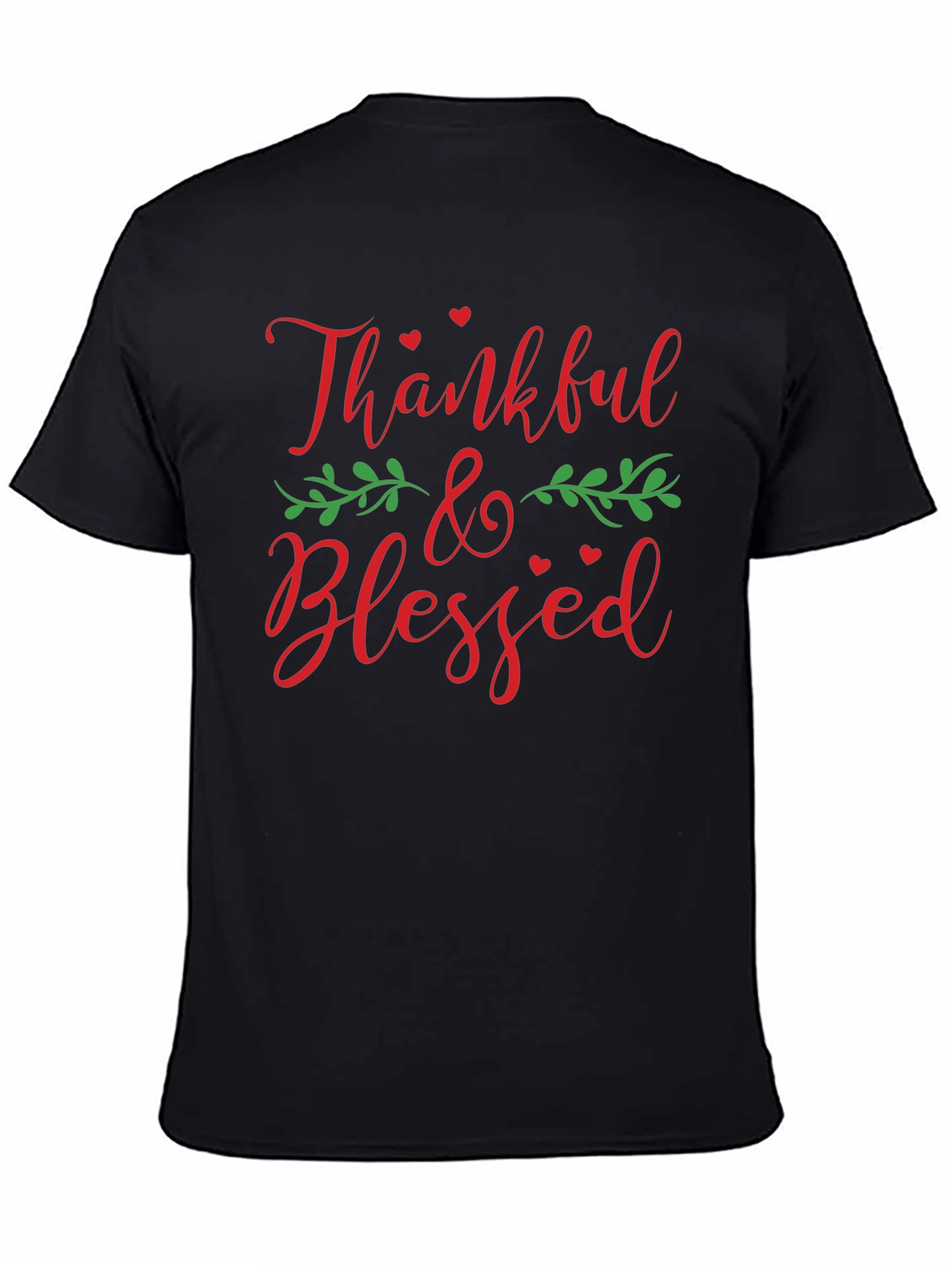 Thankful & Blessed Graphic T-Shirt
