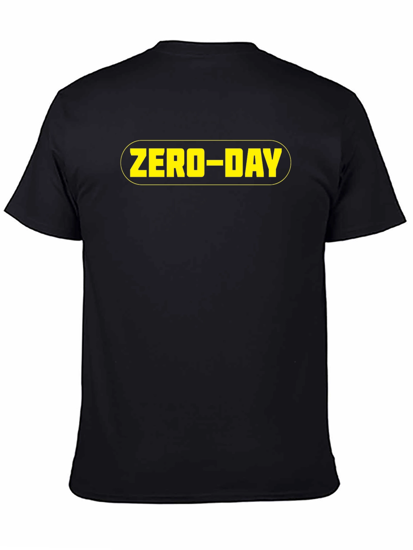 ZERO-DAY Black Graphic Tee - Hacker Style