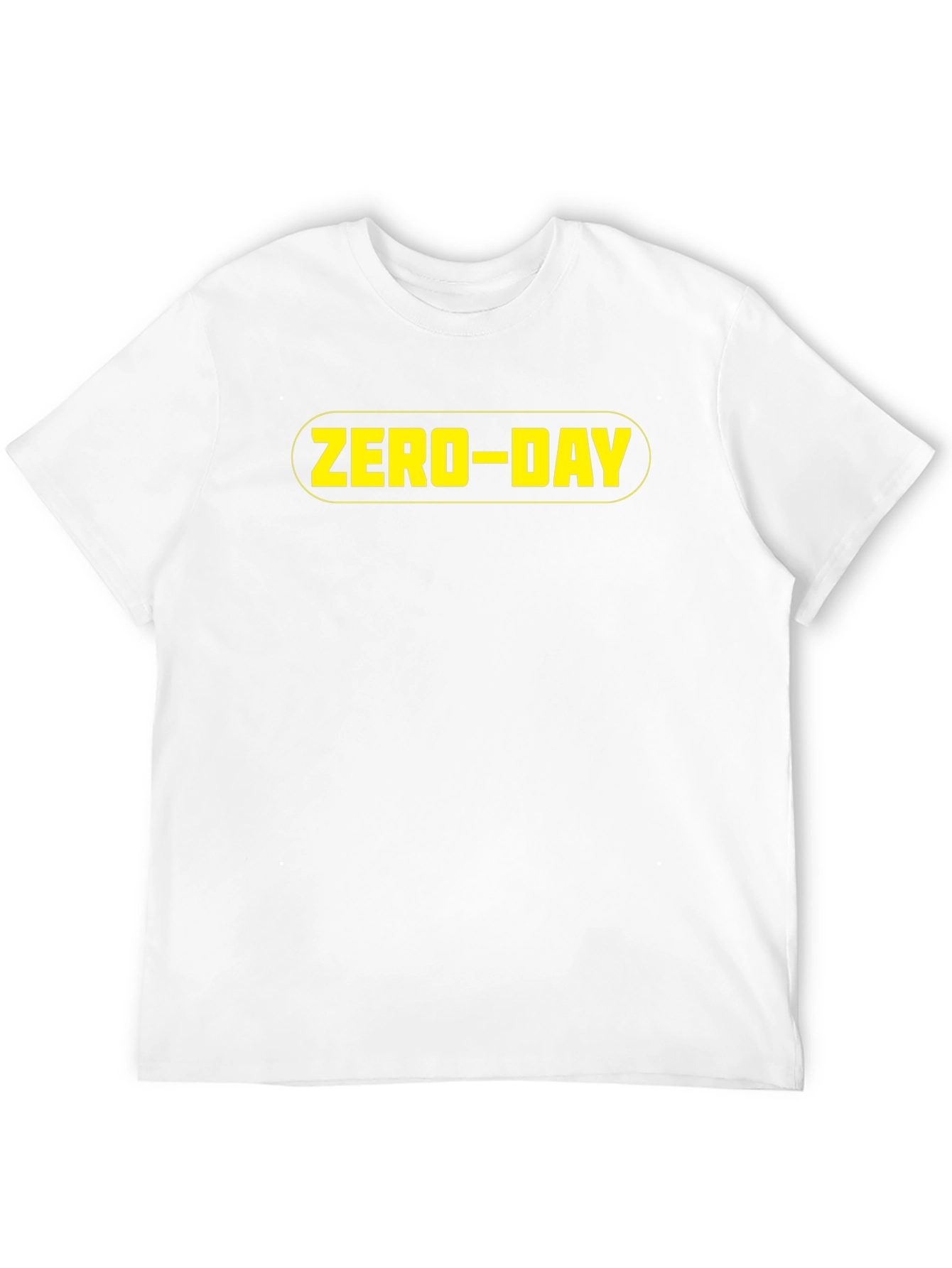 ZERO-DAY Black Graphic Tee - Hacker Style