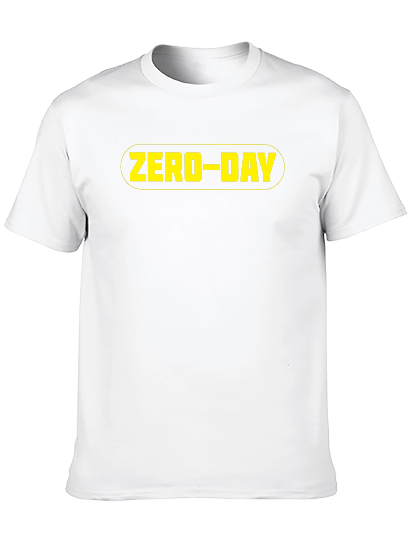 ZERO-DAY Black Graphic Tee - Hacker Style