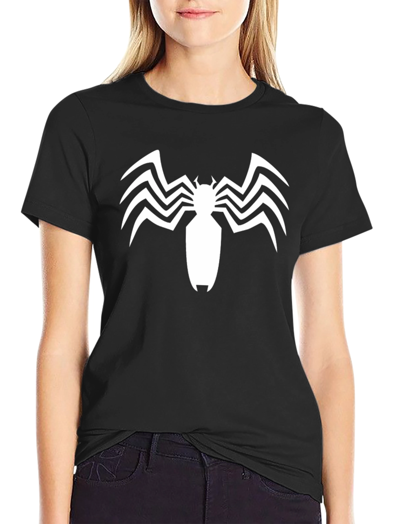 Venom Spider-Man Black Graphic Tee