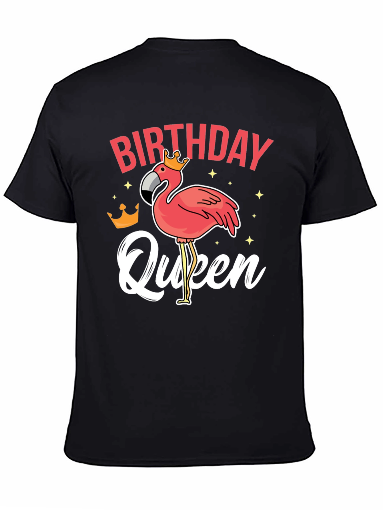 Birthday Queen Flamingo T-Shirt