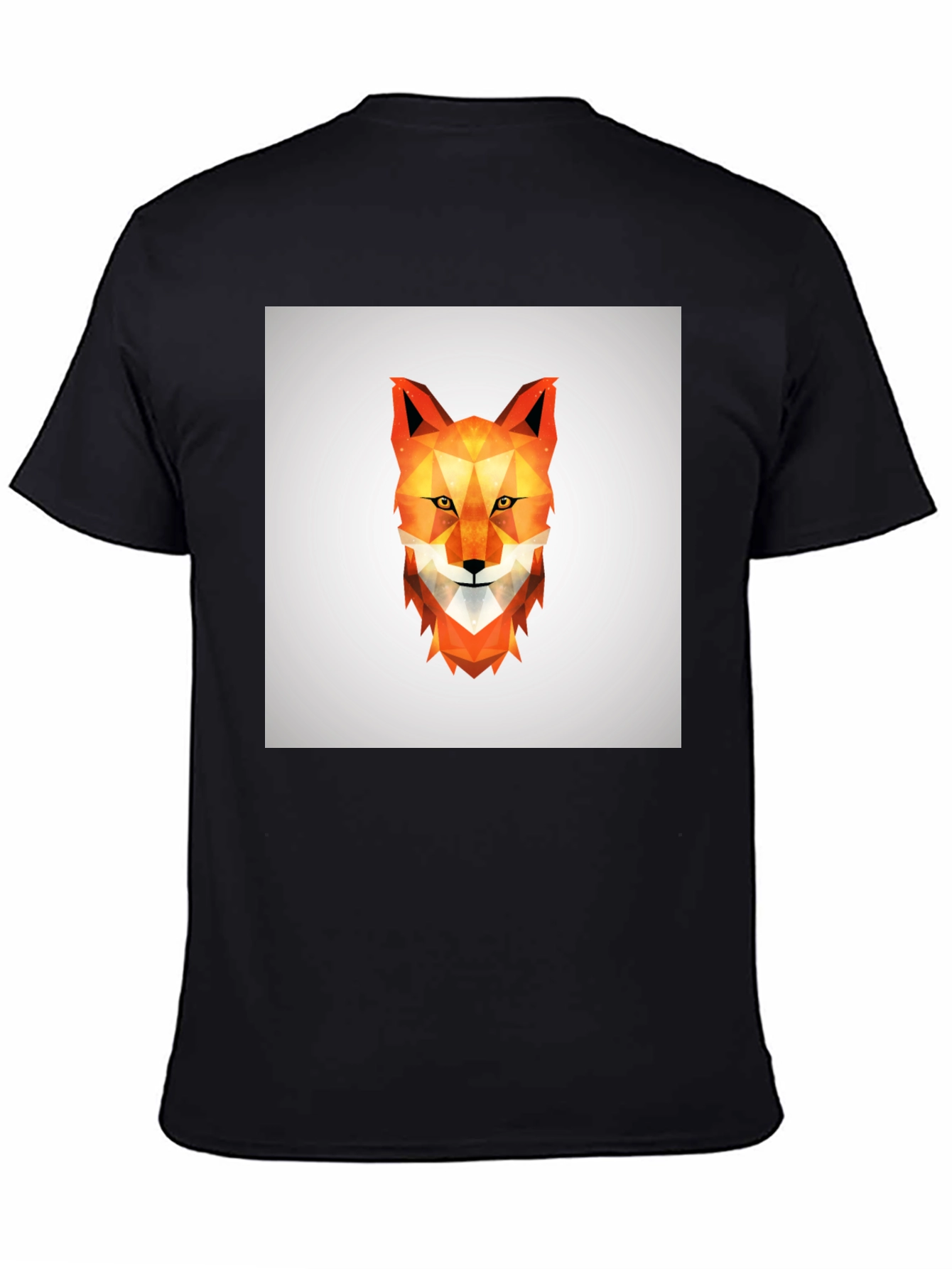 Geometric Fox Tee - Modern Graphic Print