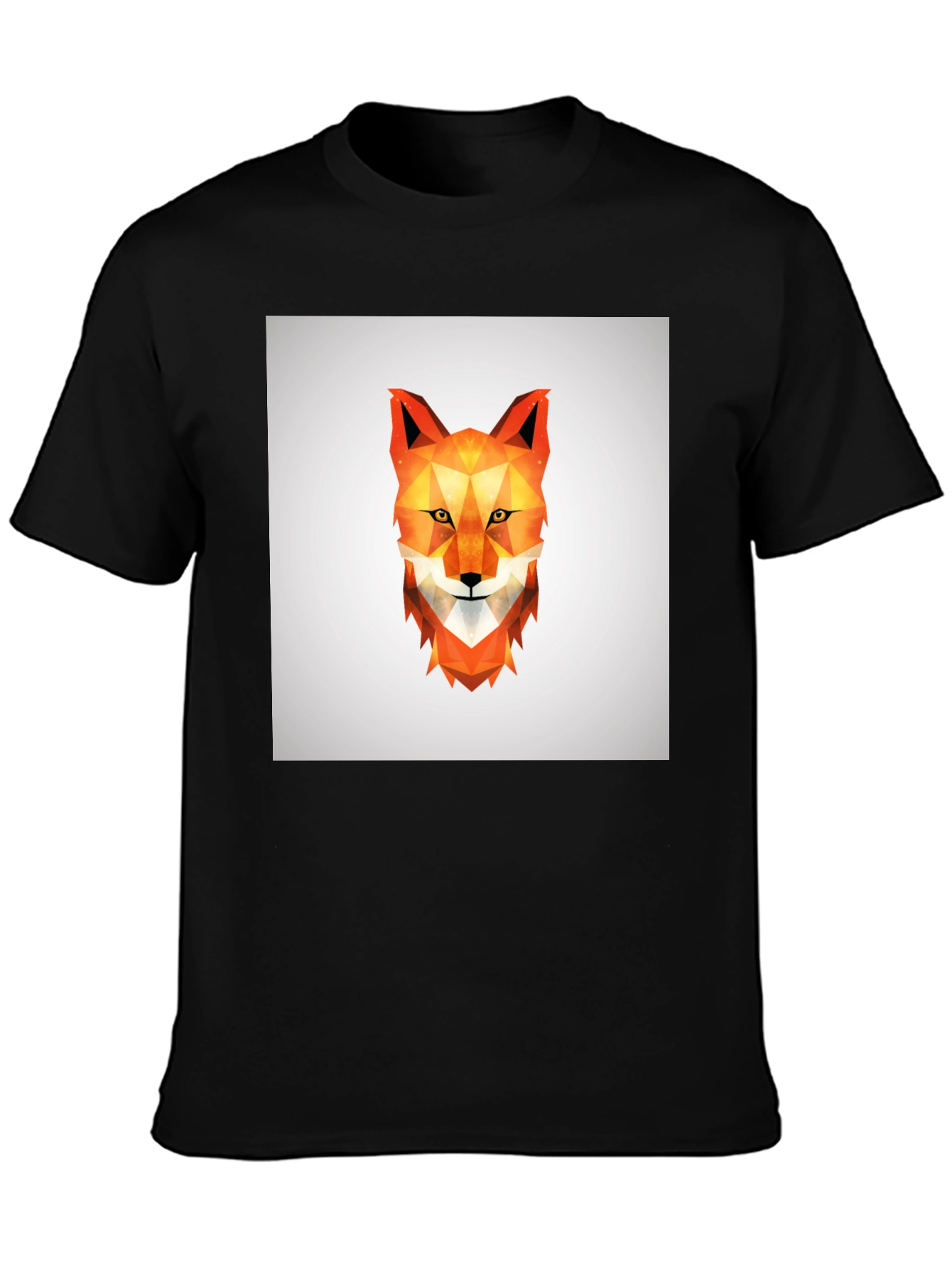 Geometric Fox Tee - Modern Graphic Print