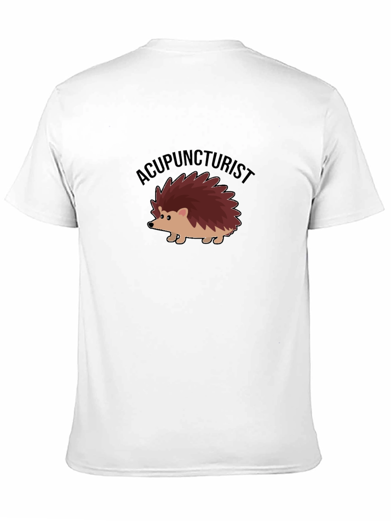 Acupuncturist Hedgehog Graphic Tee - Stylish Comfort