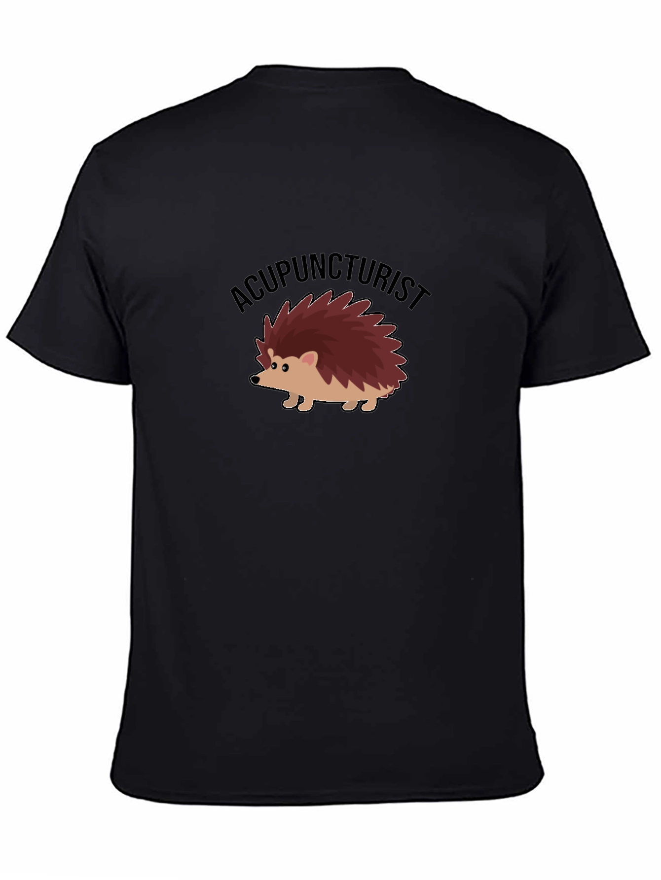 Acupuncturist Hedgehog Graphic Tee - Stylish Comfort