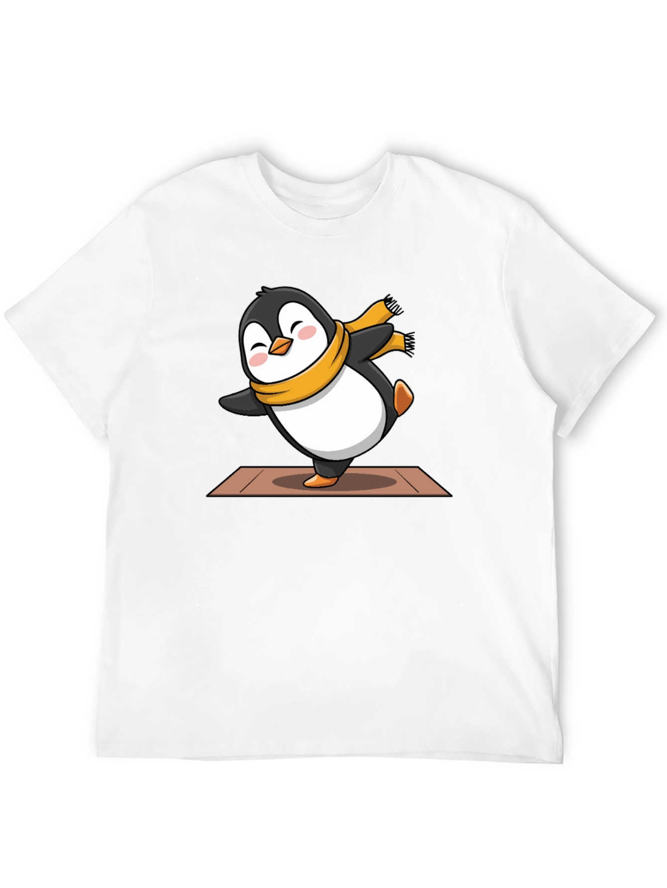 Yoga Penguin T-Shirt - Black
