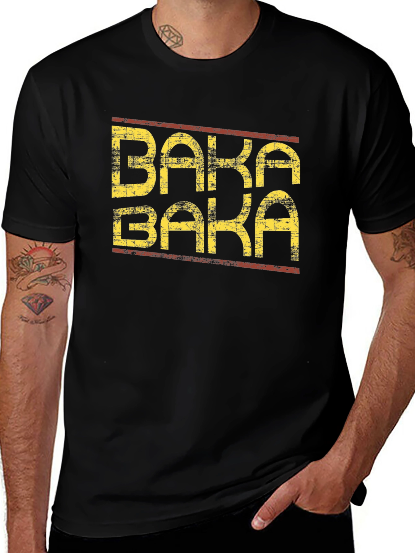 Baka Baka T-Shirt - Funny Anime Style Tee