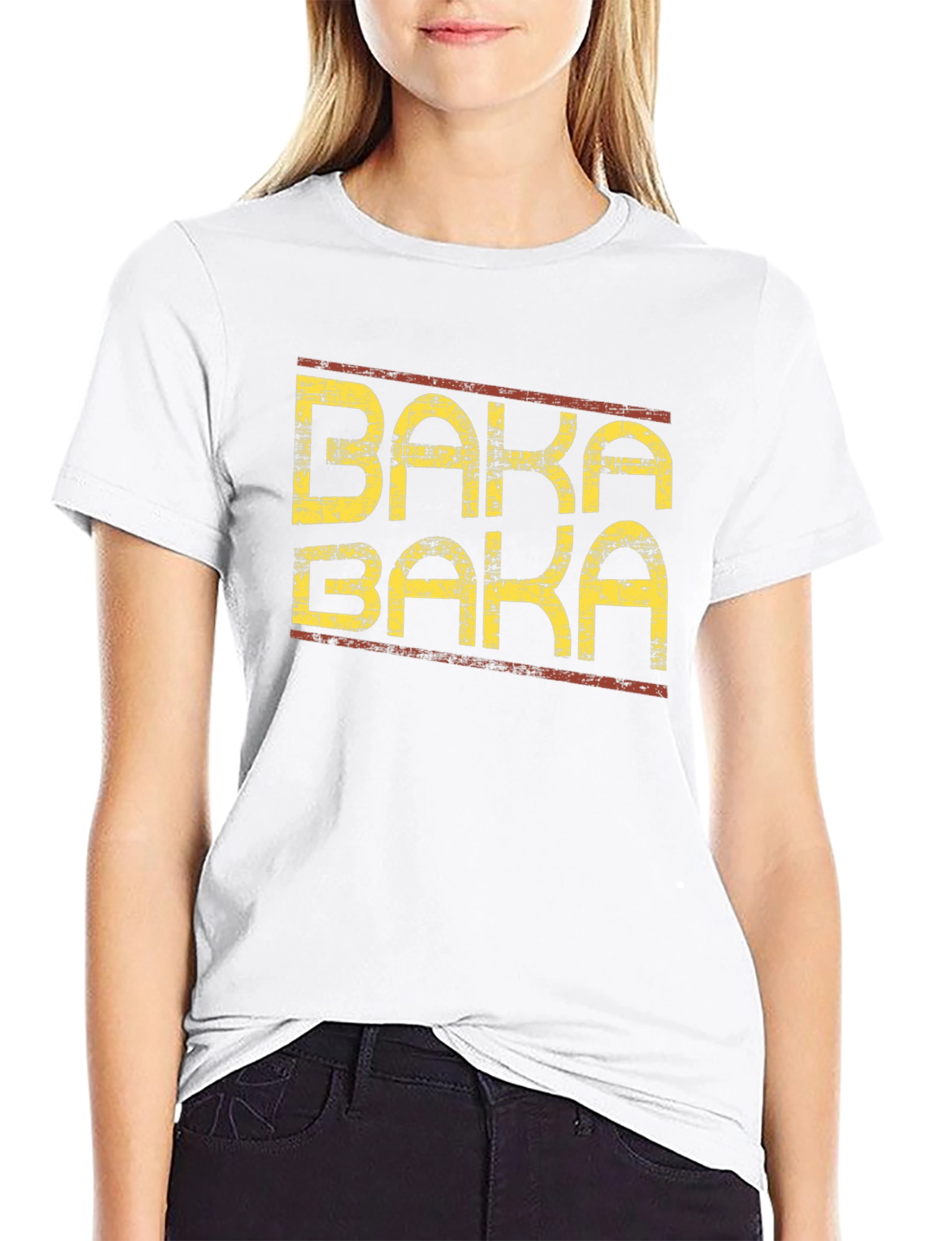Baka Baka T-Shirt - Funny Anime Style Tee