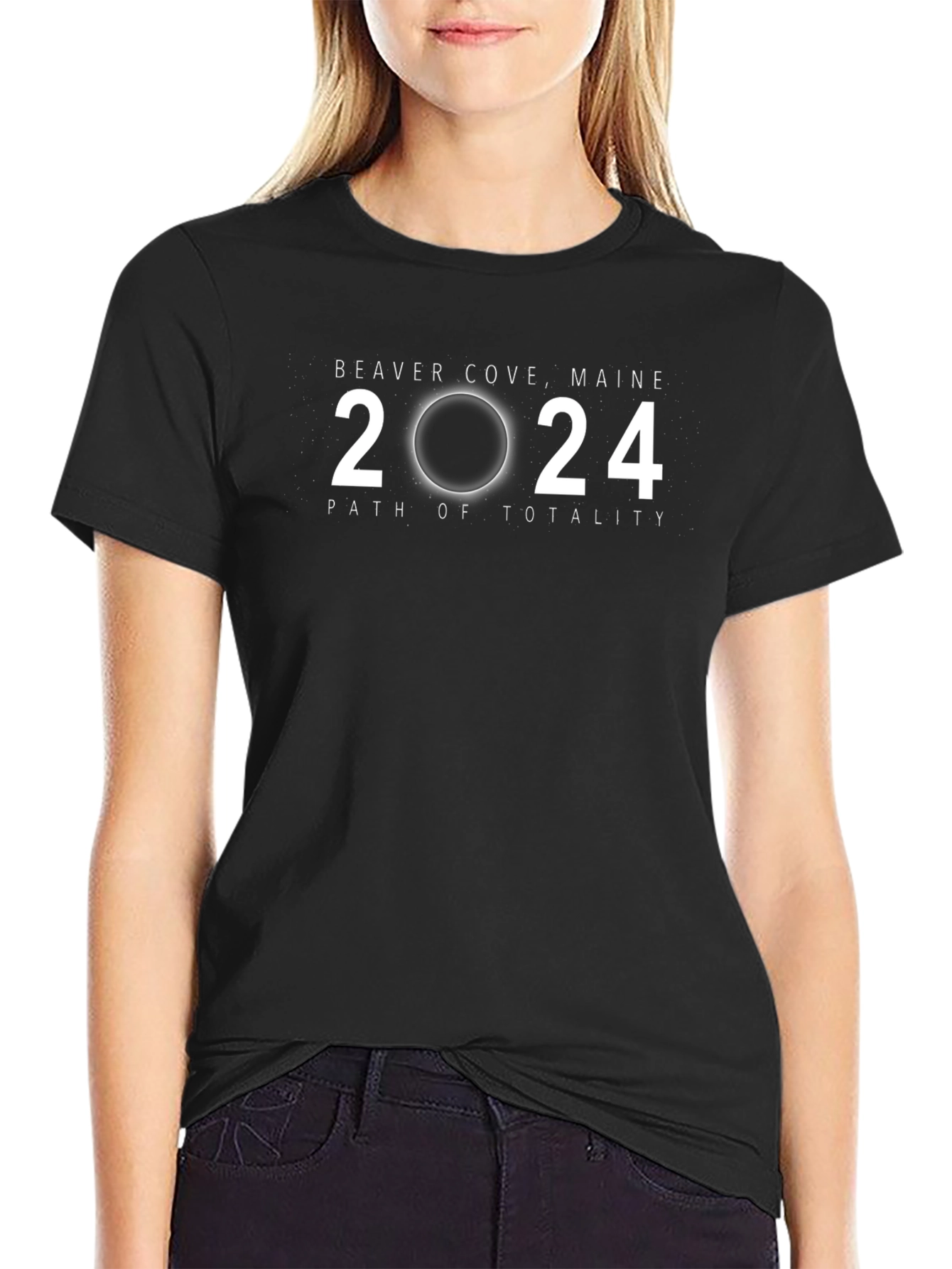 Beaver Cove Maine 2024 Eclipse T-Shirt