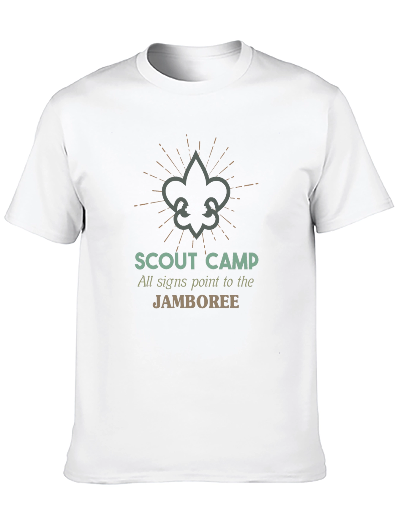 Scout Camp Jamboree Black T-Shirt