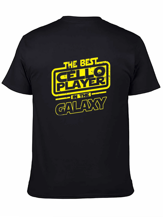 Best Cello Player in the Galaxy Black T-Shirt