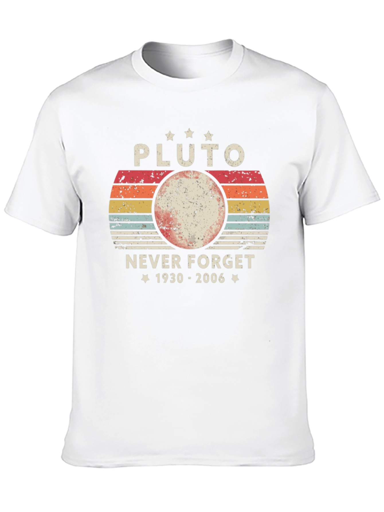 Pluto Never Forget T-Shirt Retro Style