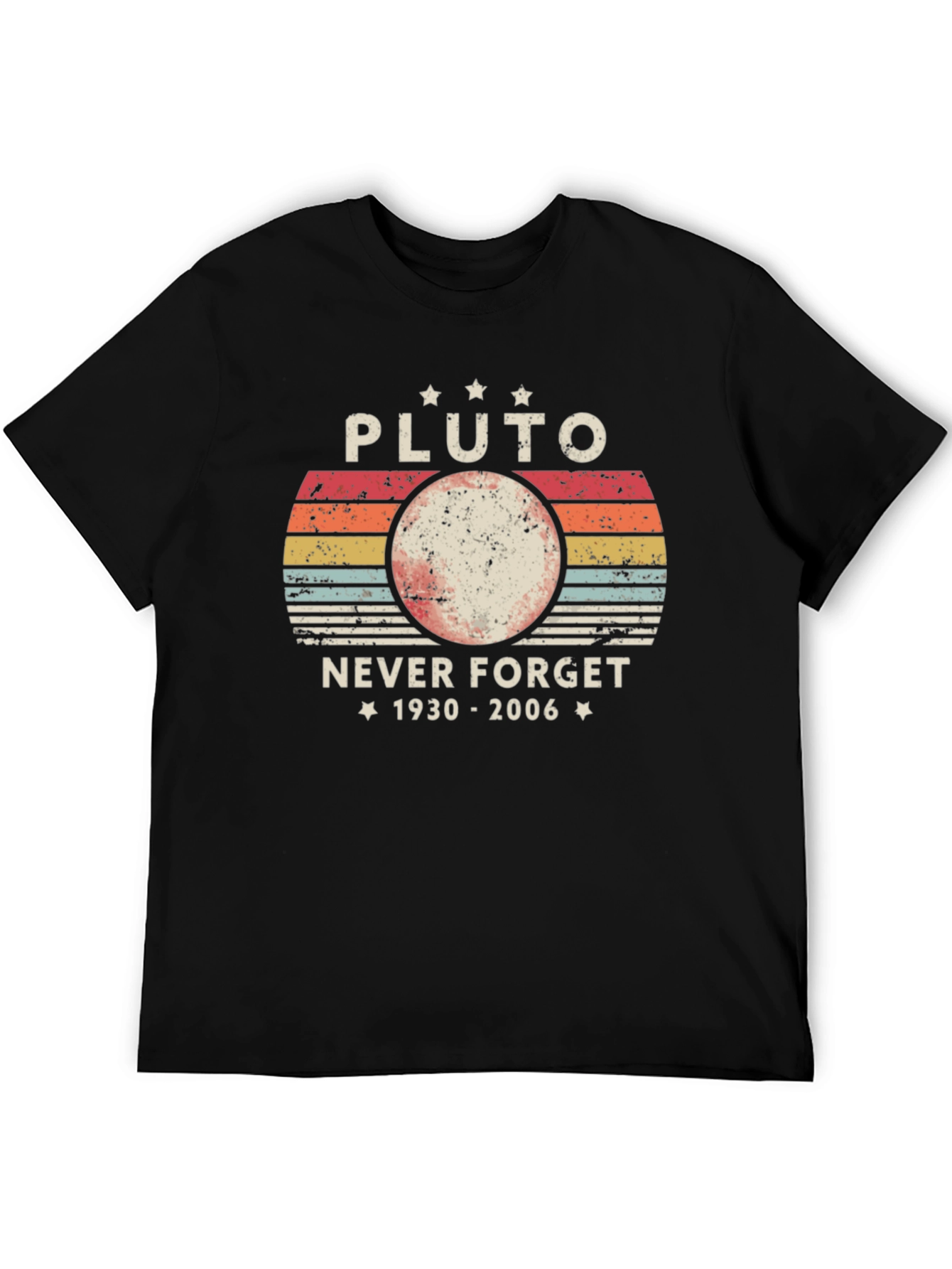 Pluto Never Forget T-Shirt Retro Style