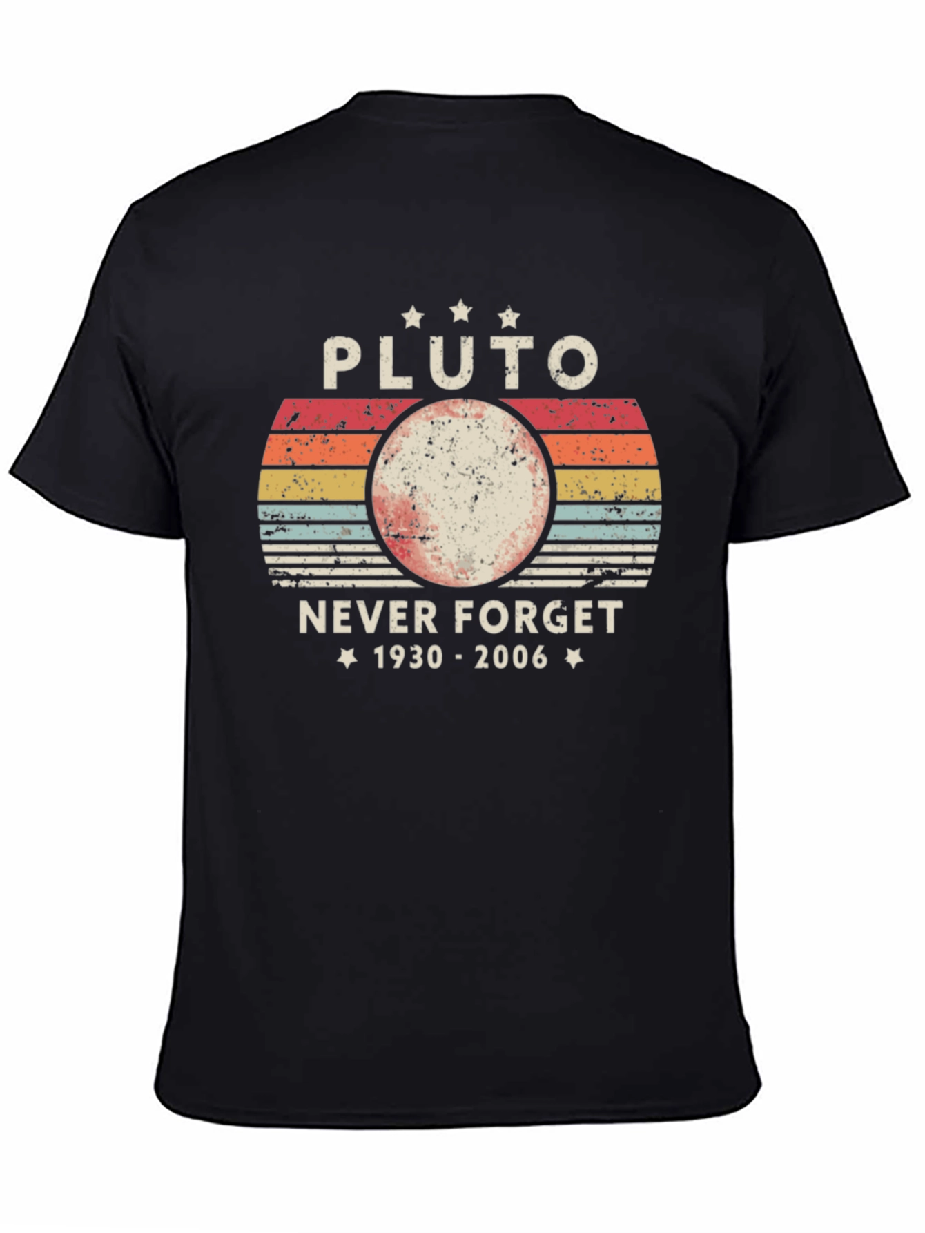 Pluto Never Forget T-Shirt Retro Style