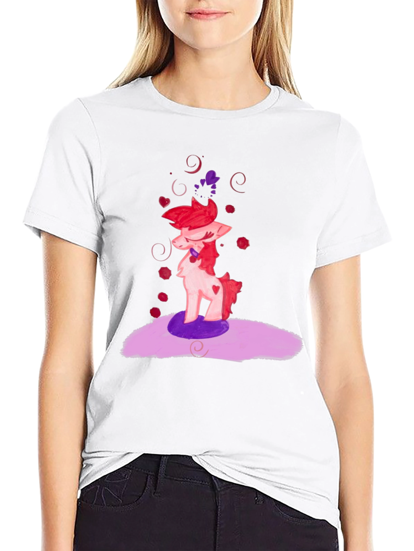 Fantasy Pony Graphic T-Shirt - Unique Art Tee