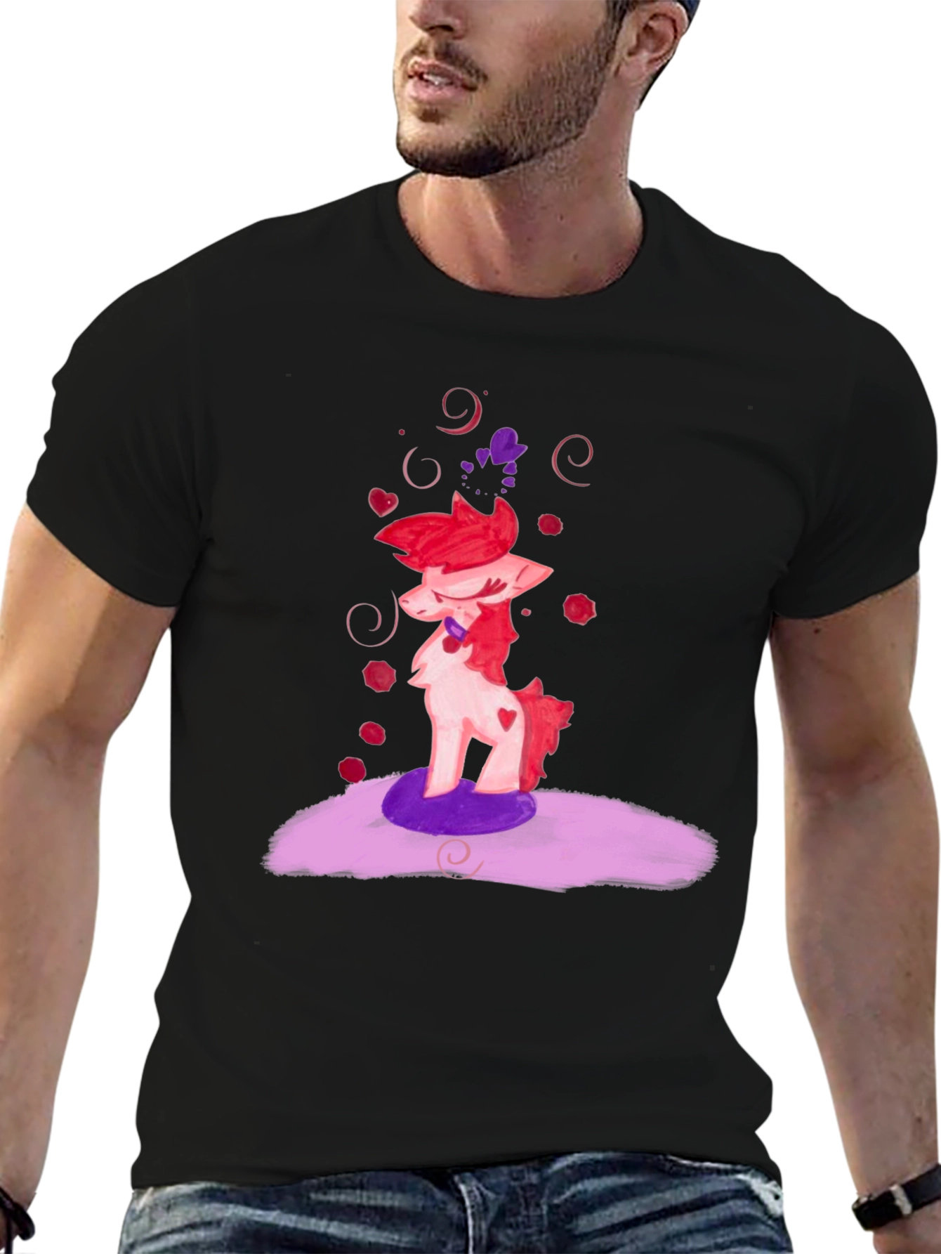 Fantasy Pony Graphic T-Shirt - Unique Art Tee