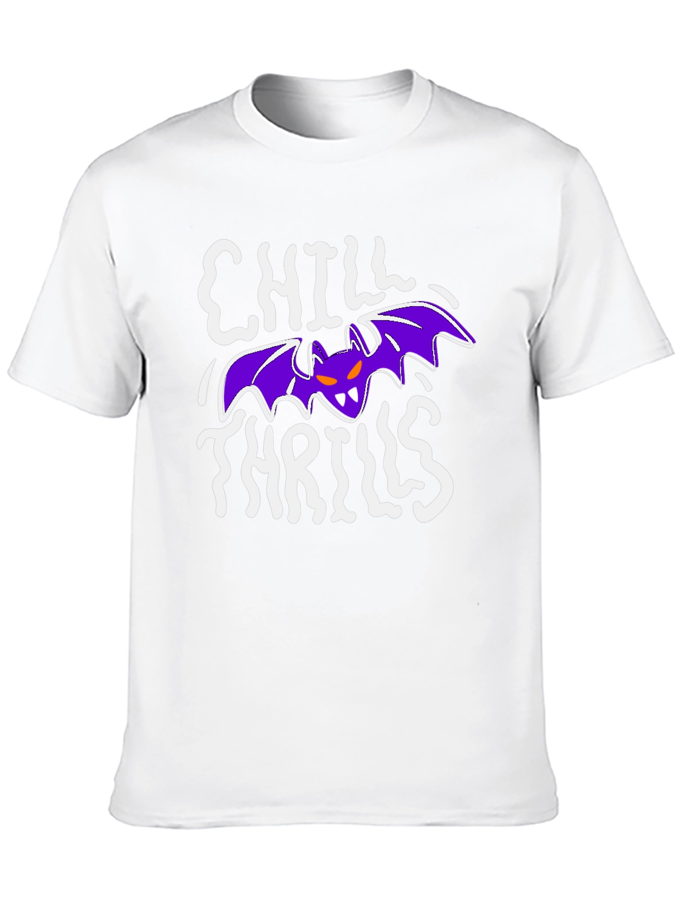 Chill Thrills Bat Graphic Tee - Halloween T-Shirt