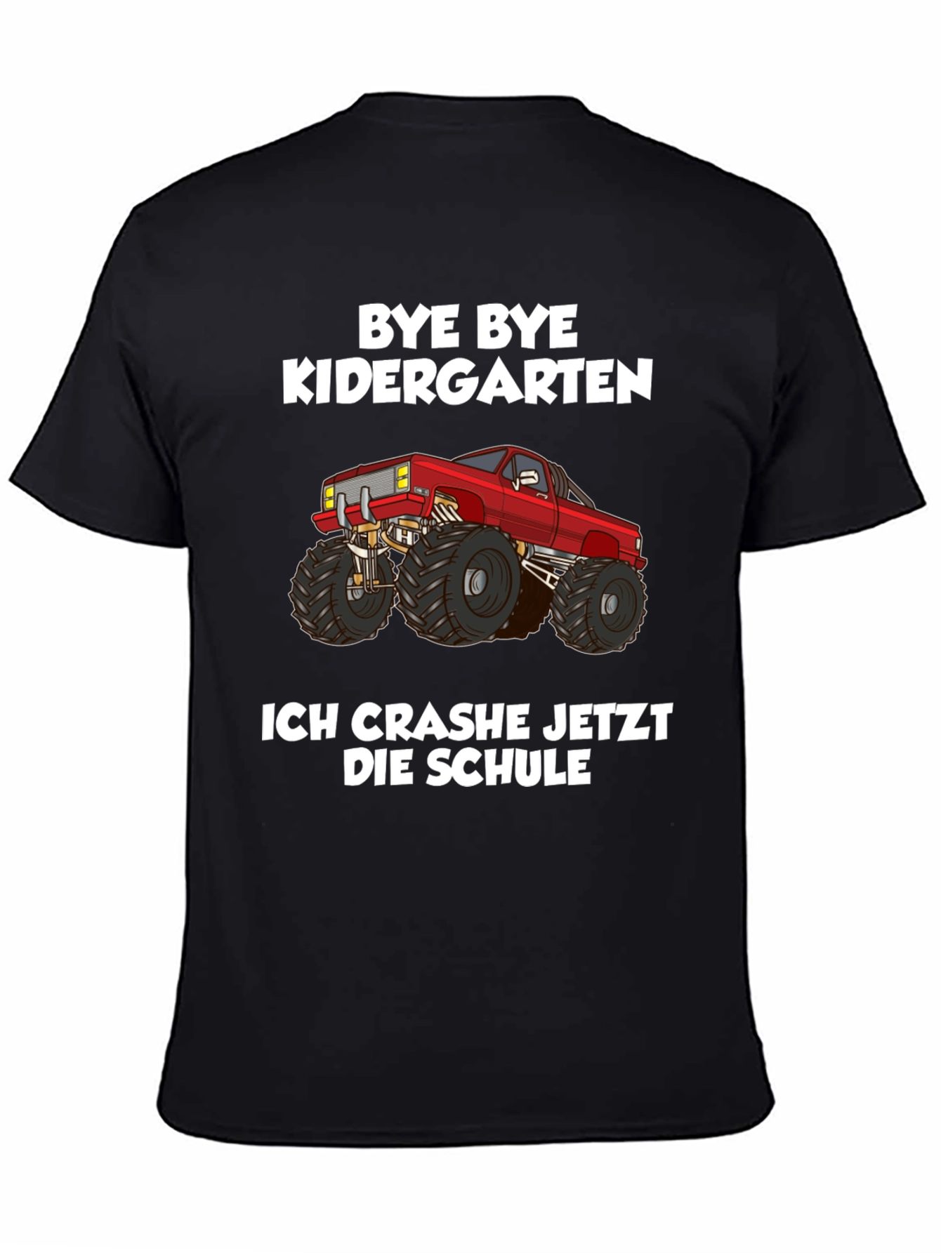Bye Bye Kindergarten Monster Truck Tee