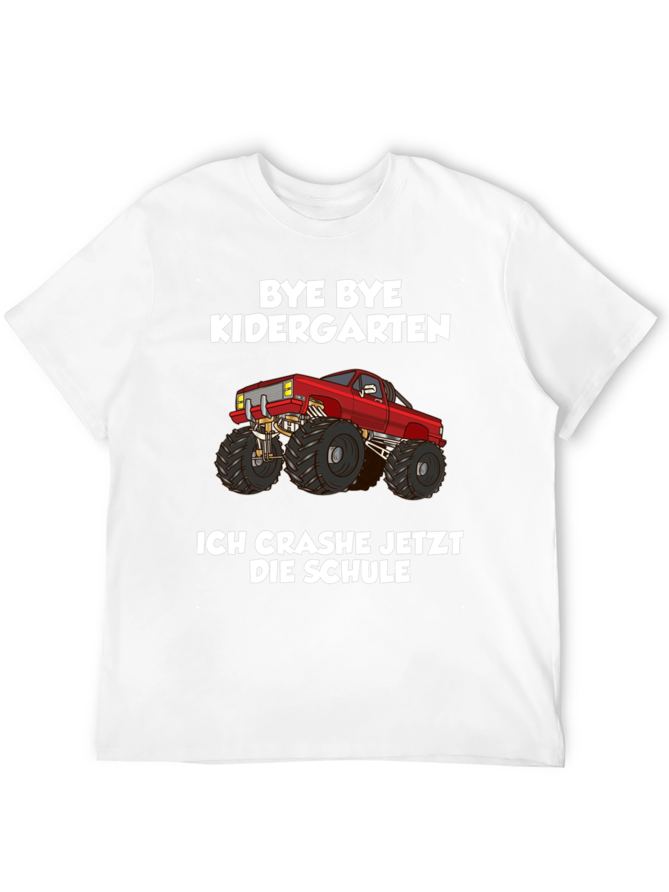 Bye Bye Kindergarten Monster Truck Tee