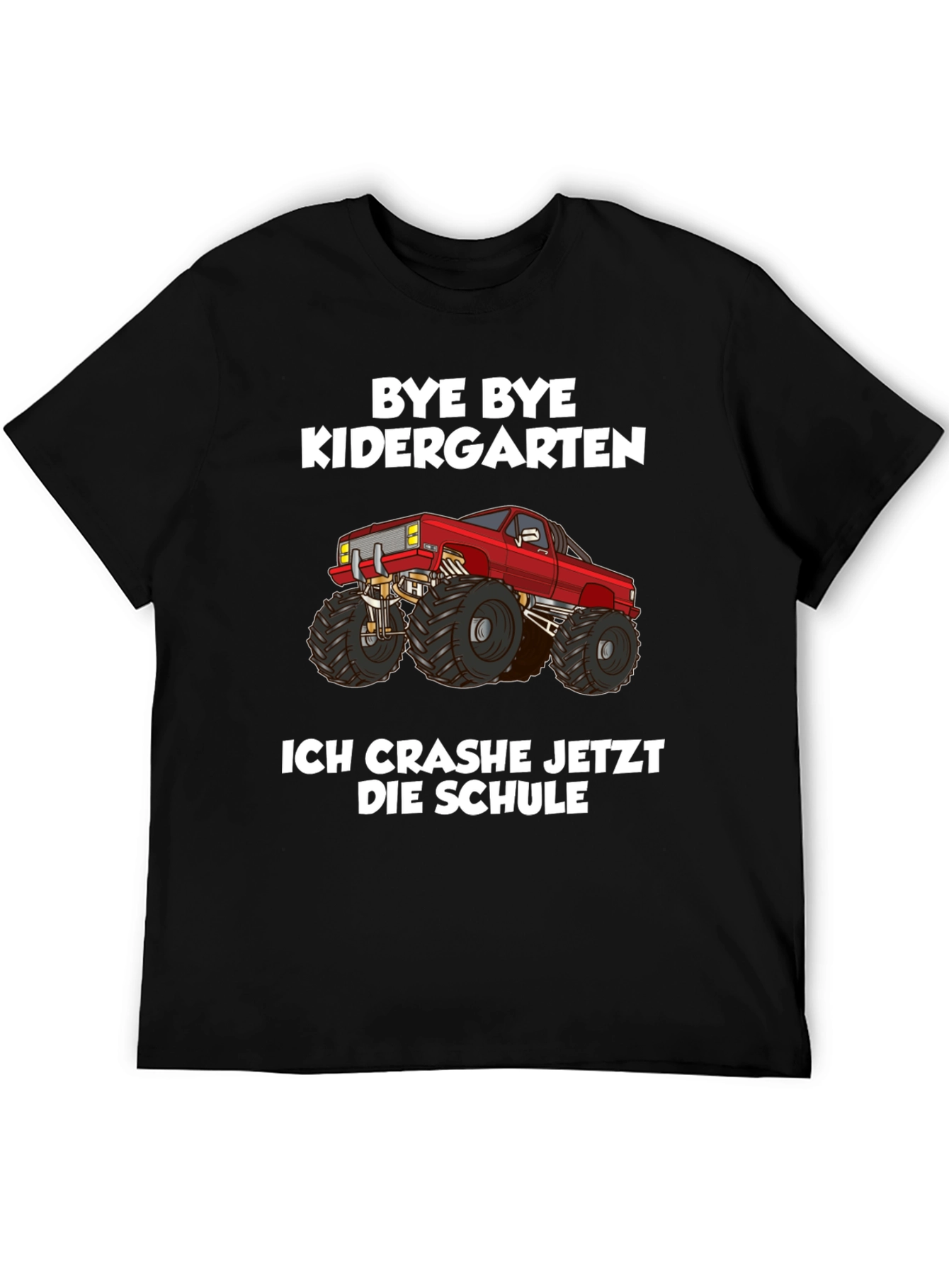 Bye Bye Kindergarten Monster Truck Tee
