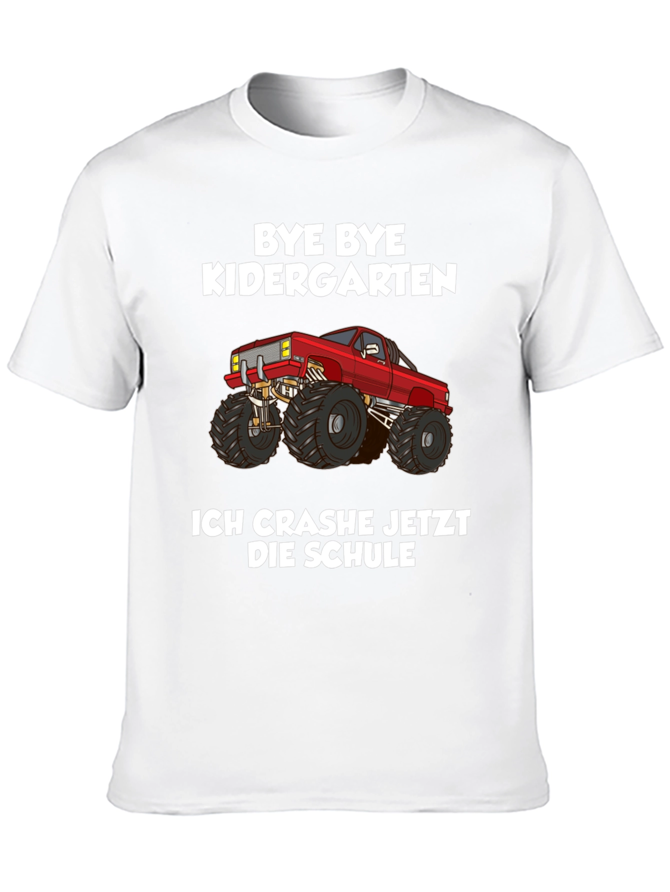 Bye Bye Kindergarten Monster Truck Tee