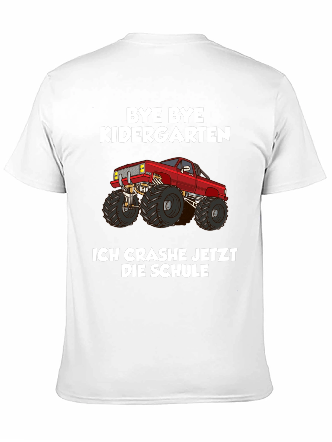 Bye Bye Kindergarten Monster Truck Tee