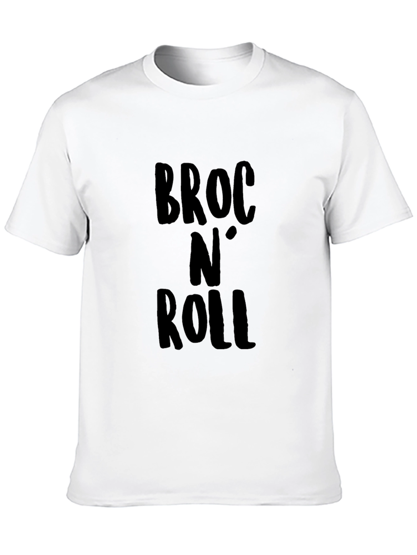 Broc N Roll Graphic T-Shirt - Black Casual Tee