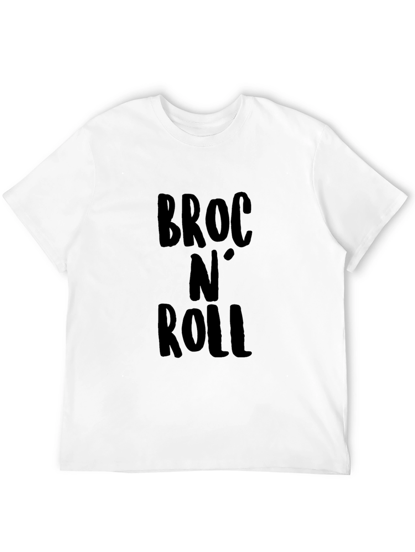 Broc N Roll Graphic T-Shirt - Black Casual Tee