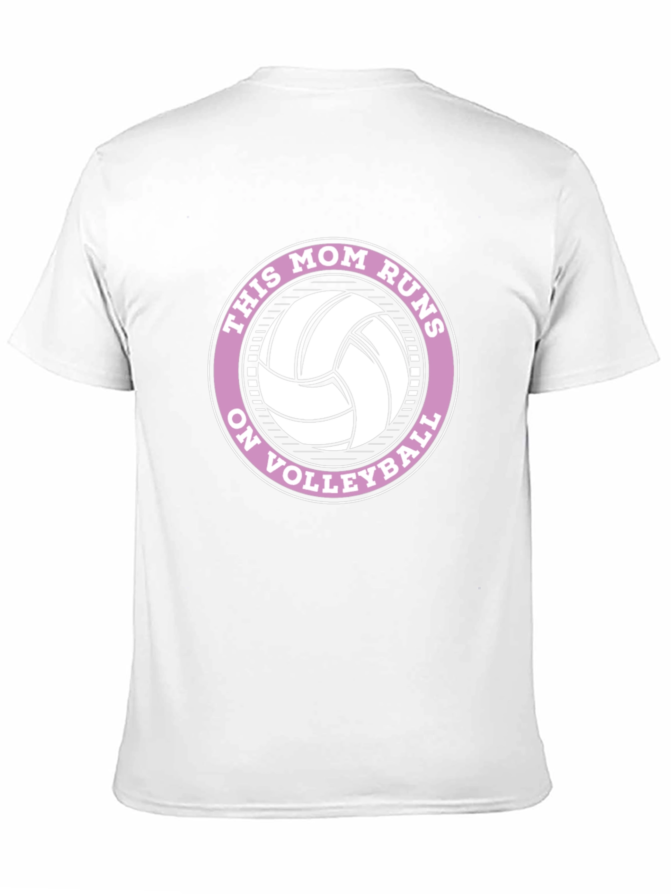This Mom Runs on Volleyball Graphic Tee