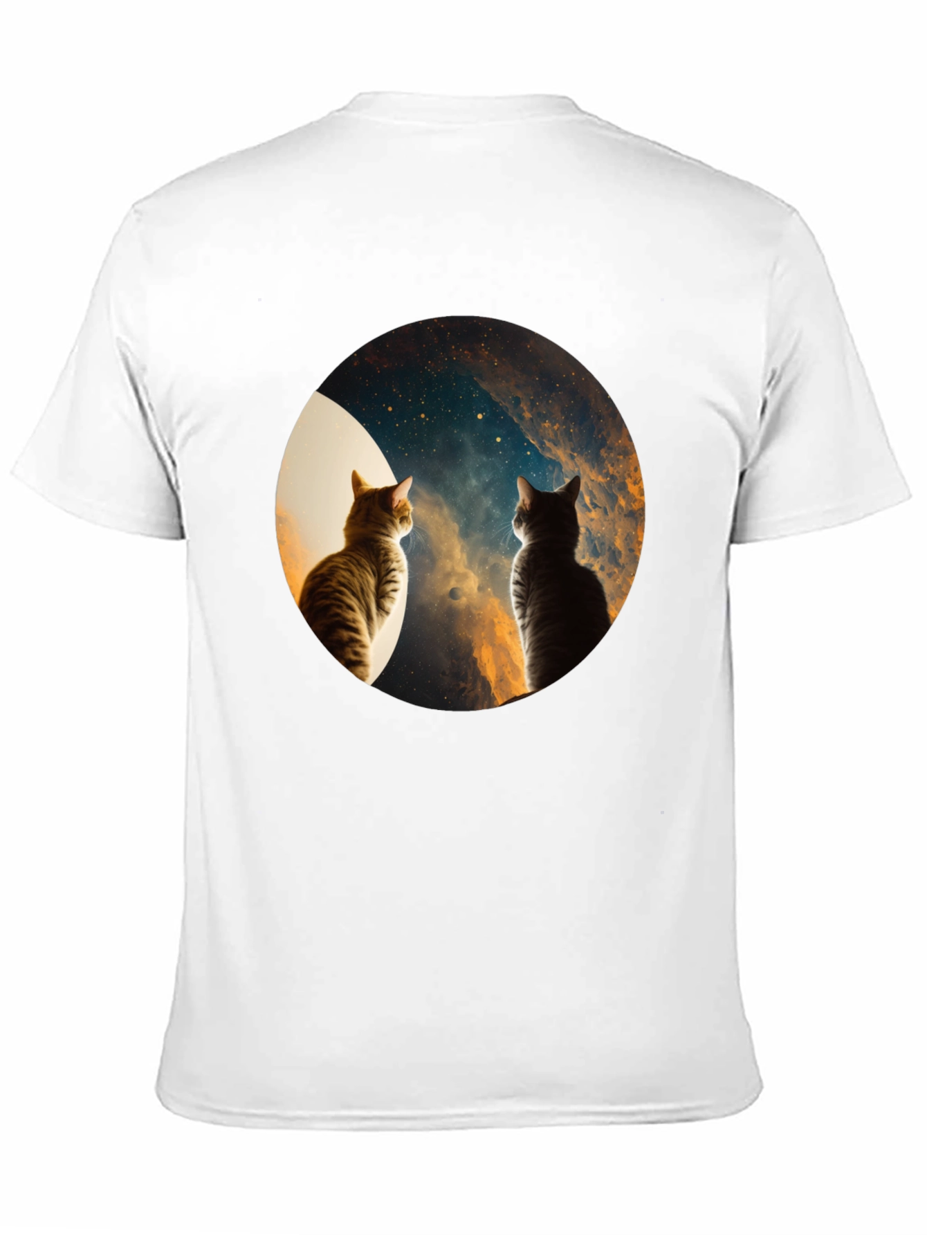 Cosmic Cats Black T-Shirt
