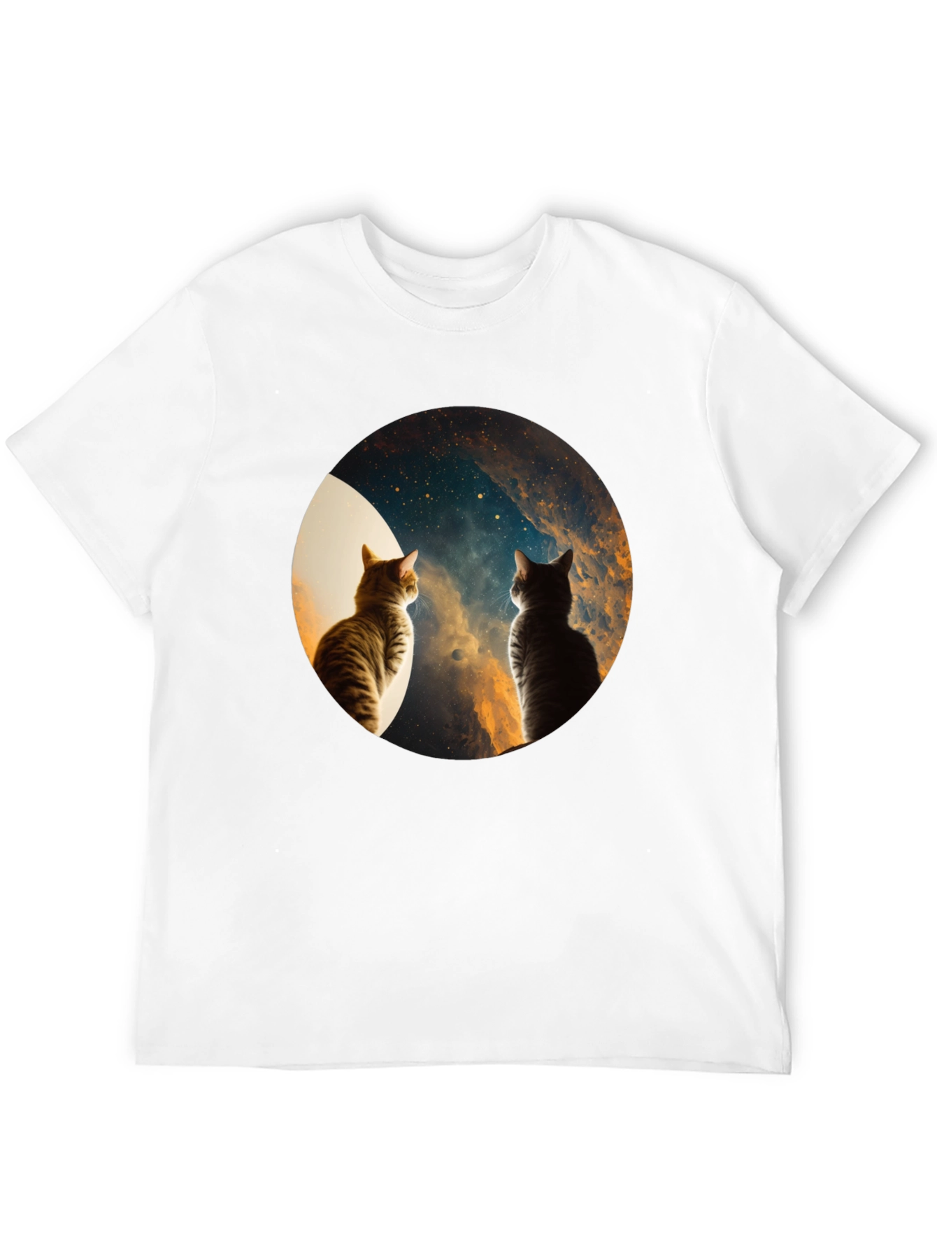 Cosmic Cats Black T-Shirt