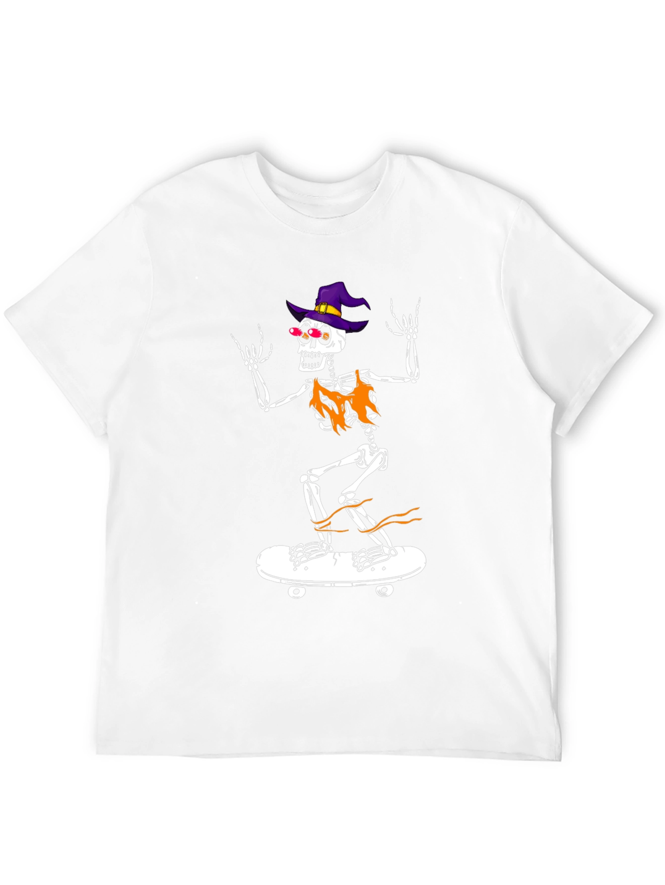 Cool Skeleton Skateboard T-Shirt