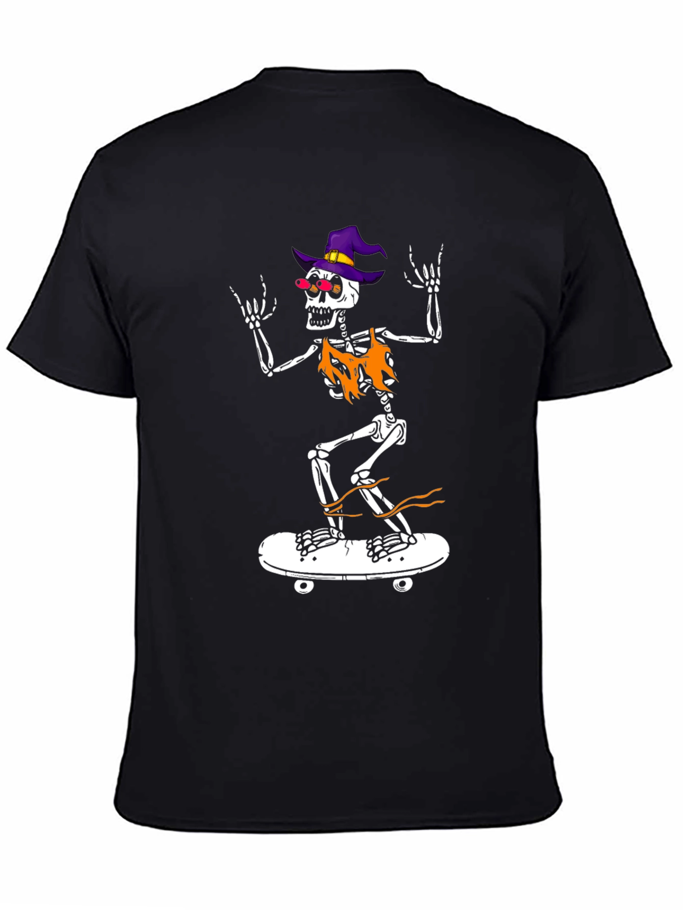 Cool Skeleton Skateboard T-Shirt