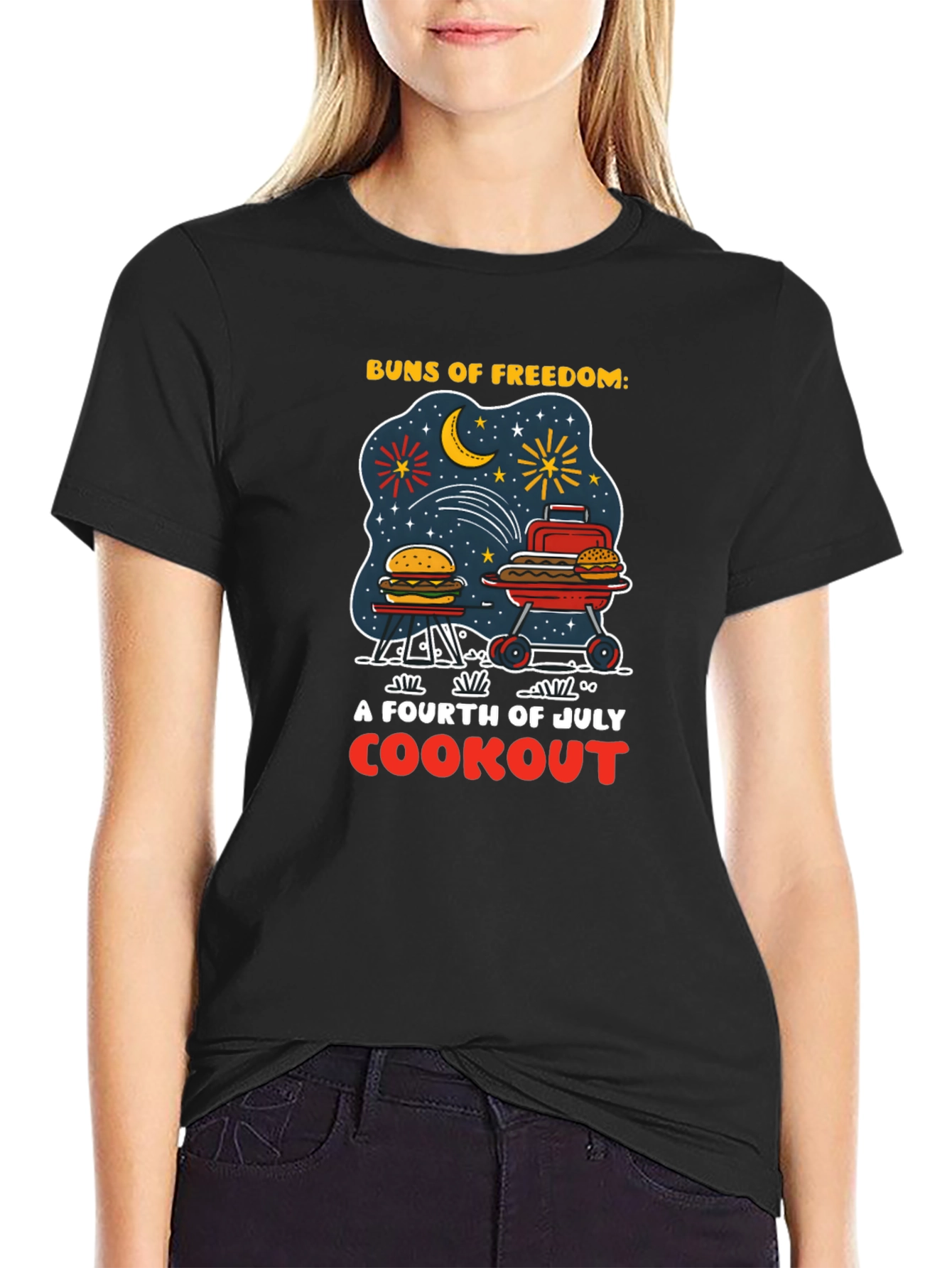 Buns of Freedom 4th of July Cookout Tee