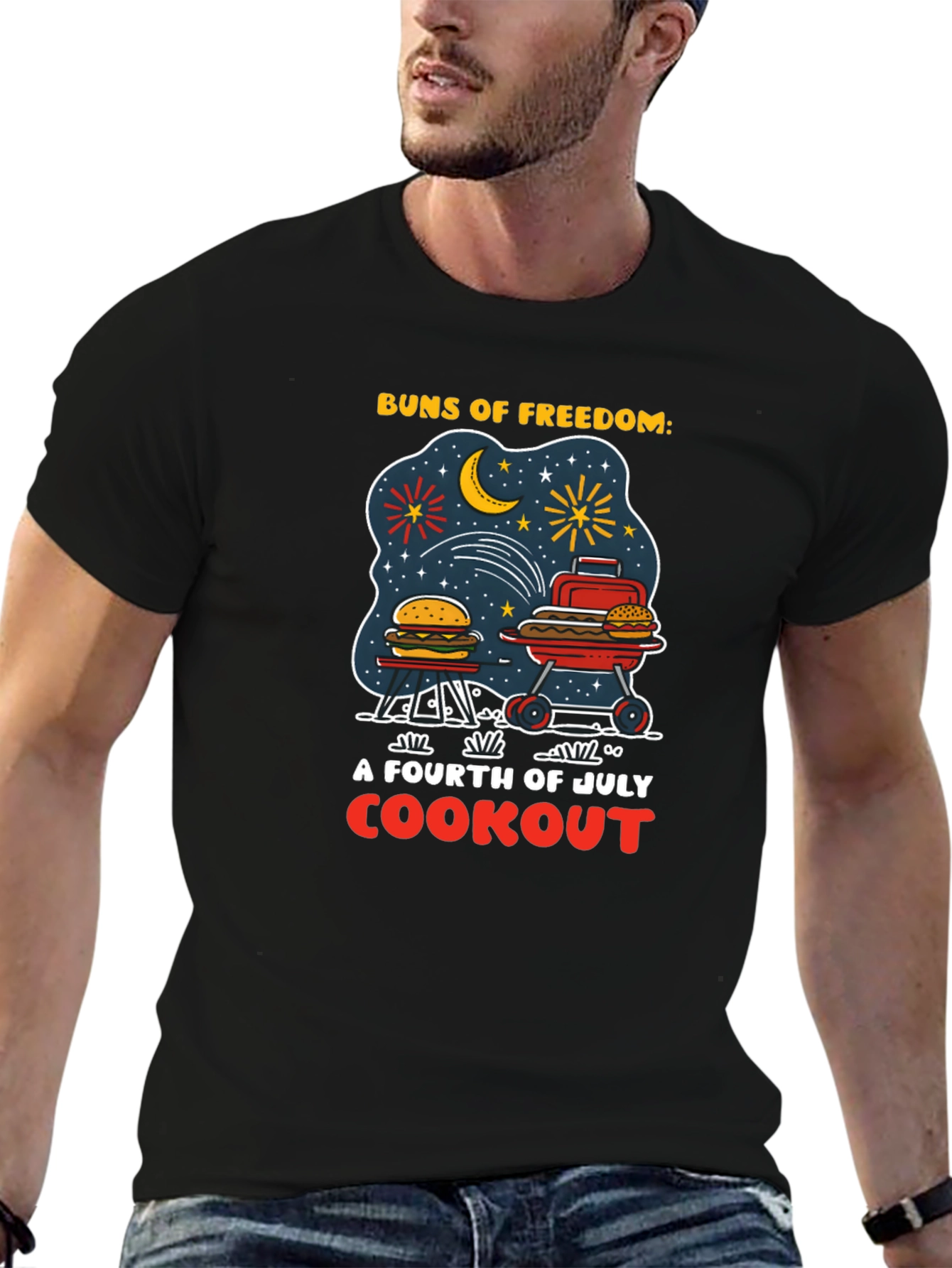 Buns of Freedom 4th of July Cookout Tee