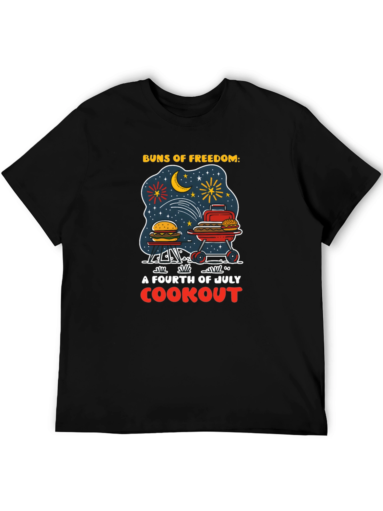 Buns of Freedom 4th of July Cookout Tee