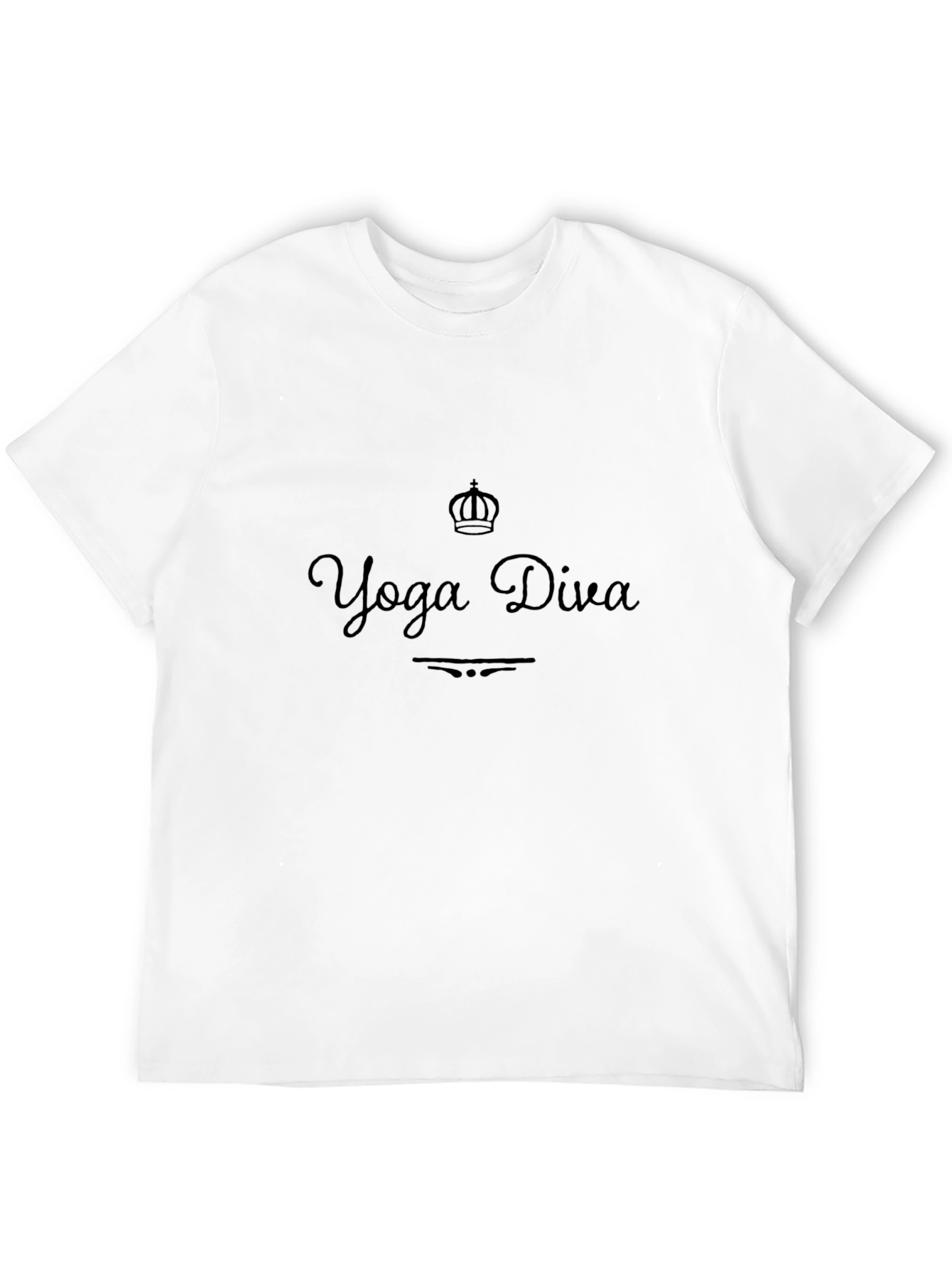 Yoga Diva Black T-Shirt