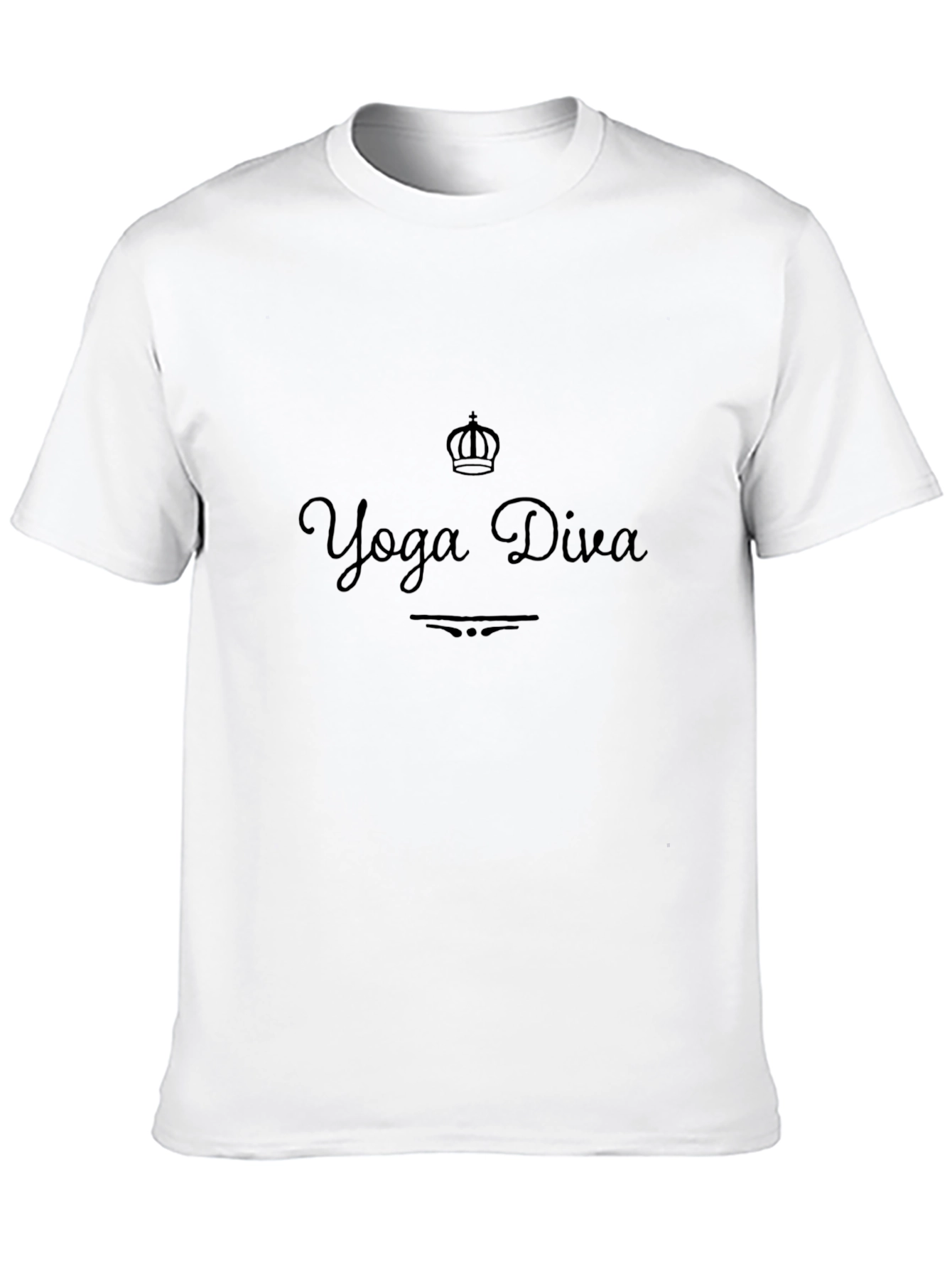 Yoga Diva Black T-Shirt