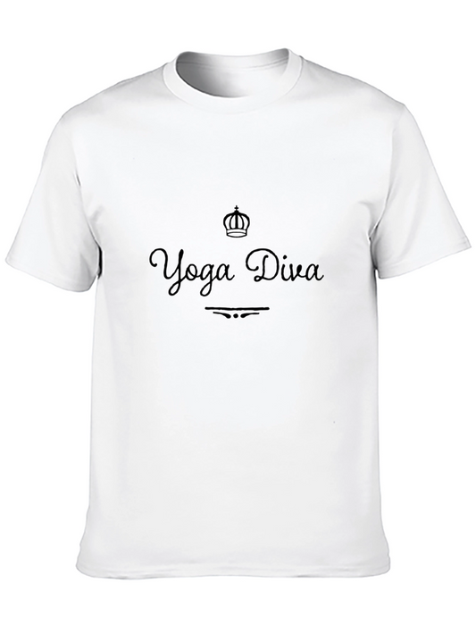 Yoga Diva Black T-Shirt