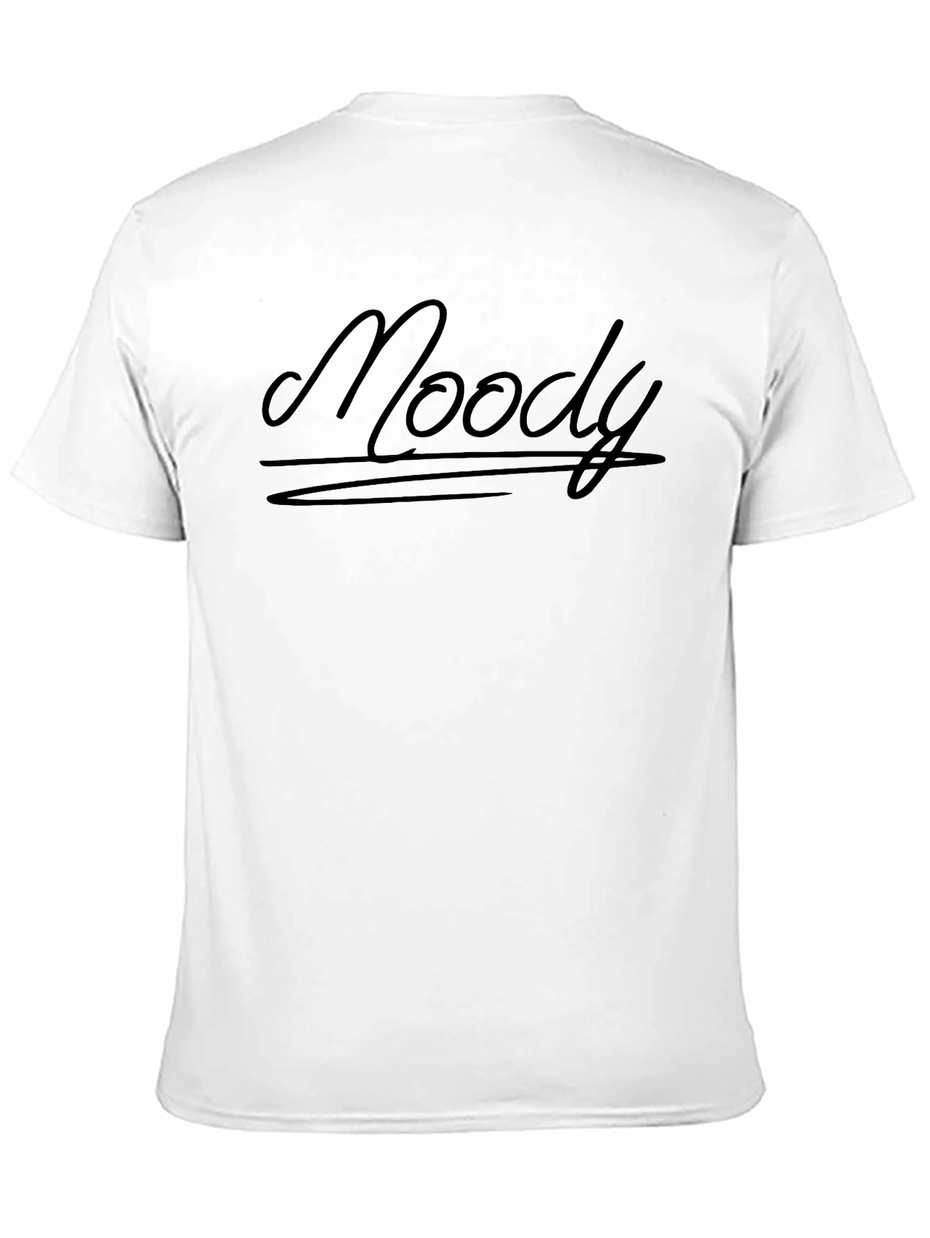 Moody Graphic Print Crew Neck T-Shirt