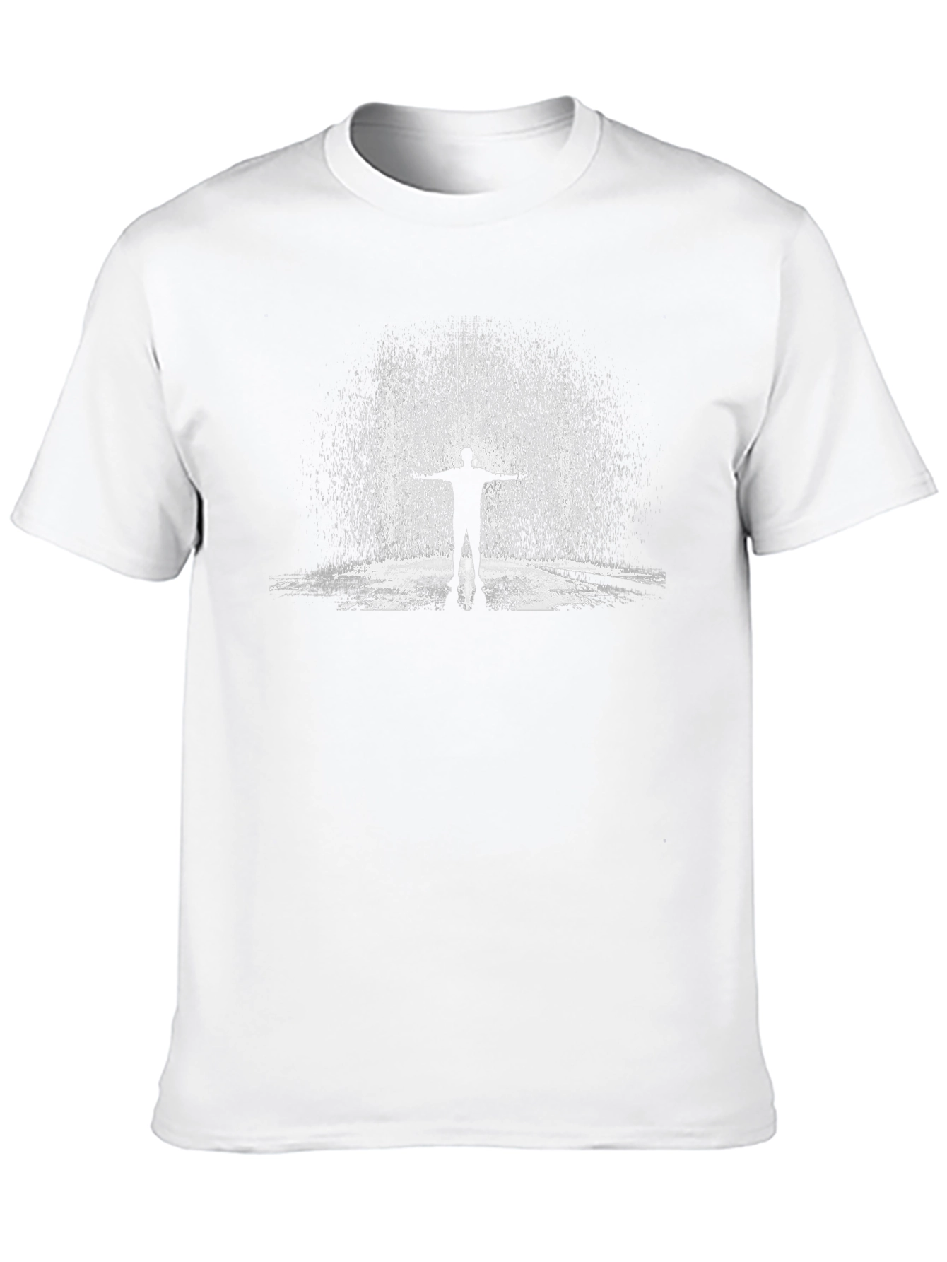 Silhouette in Rain Graphic Tee - Black