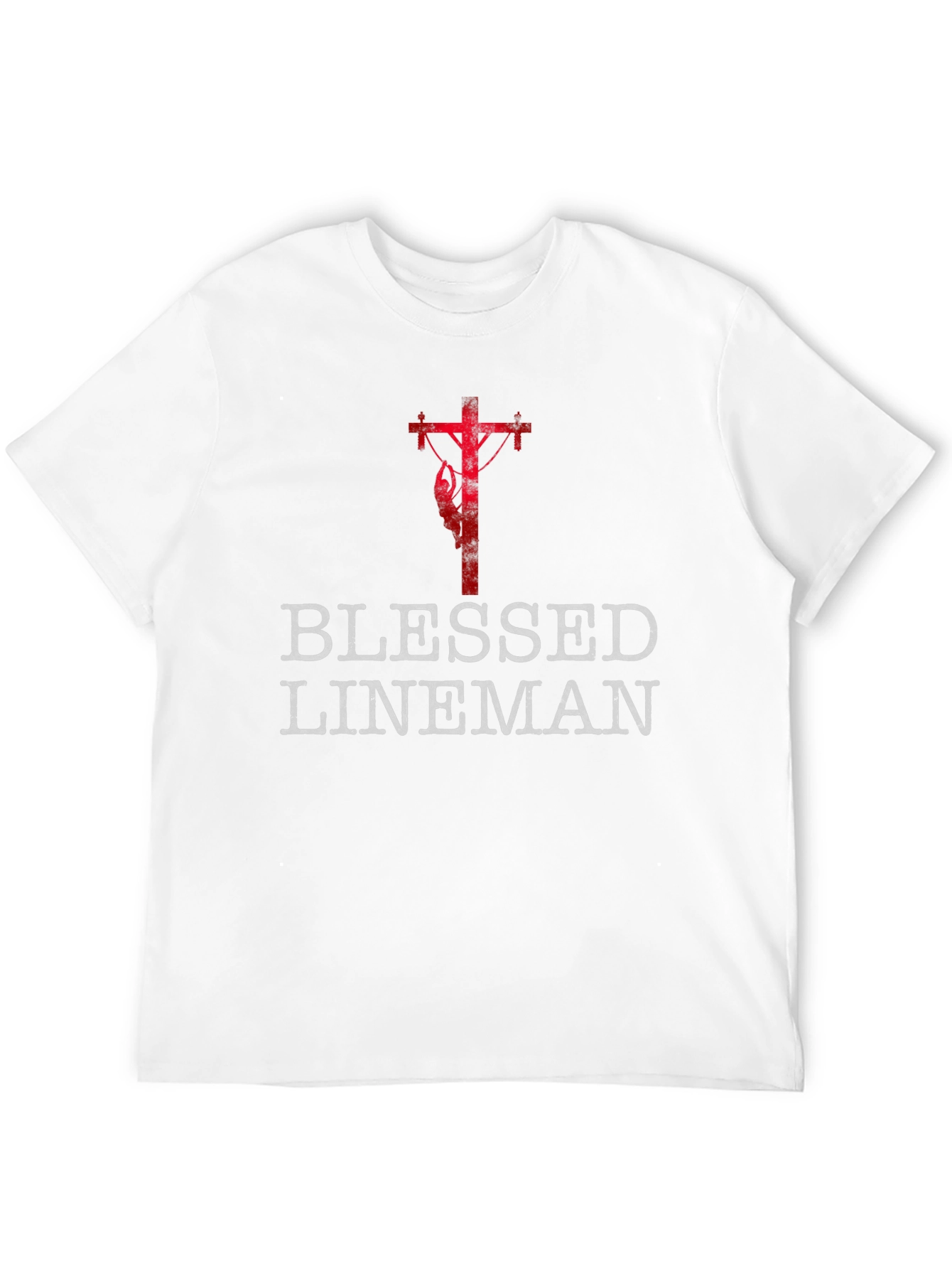 Blessed Lineman Graphic Tee