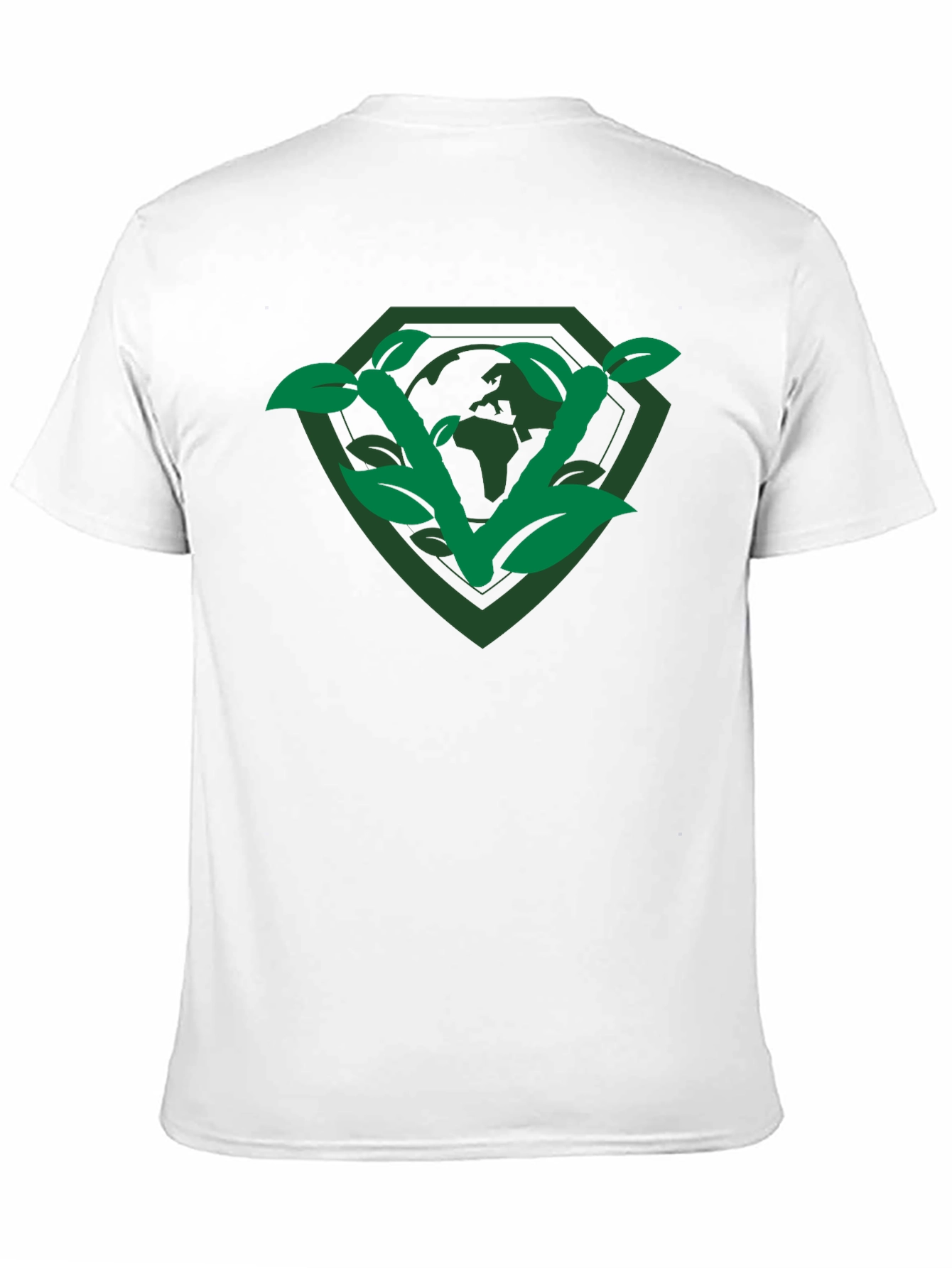 Eco-Friendly Planet Shield Graphic Tee