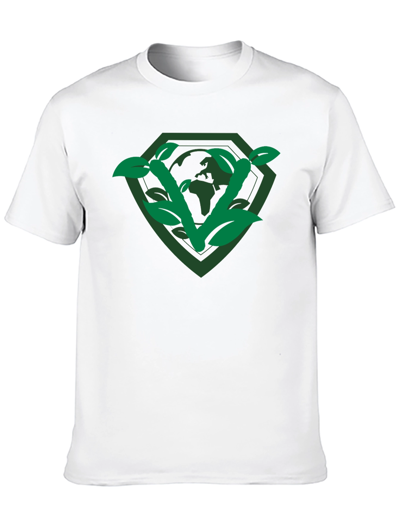 Eco-Friendly Planet Shield Graphic Tee