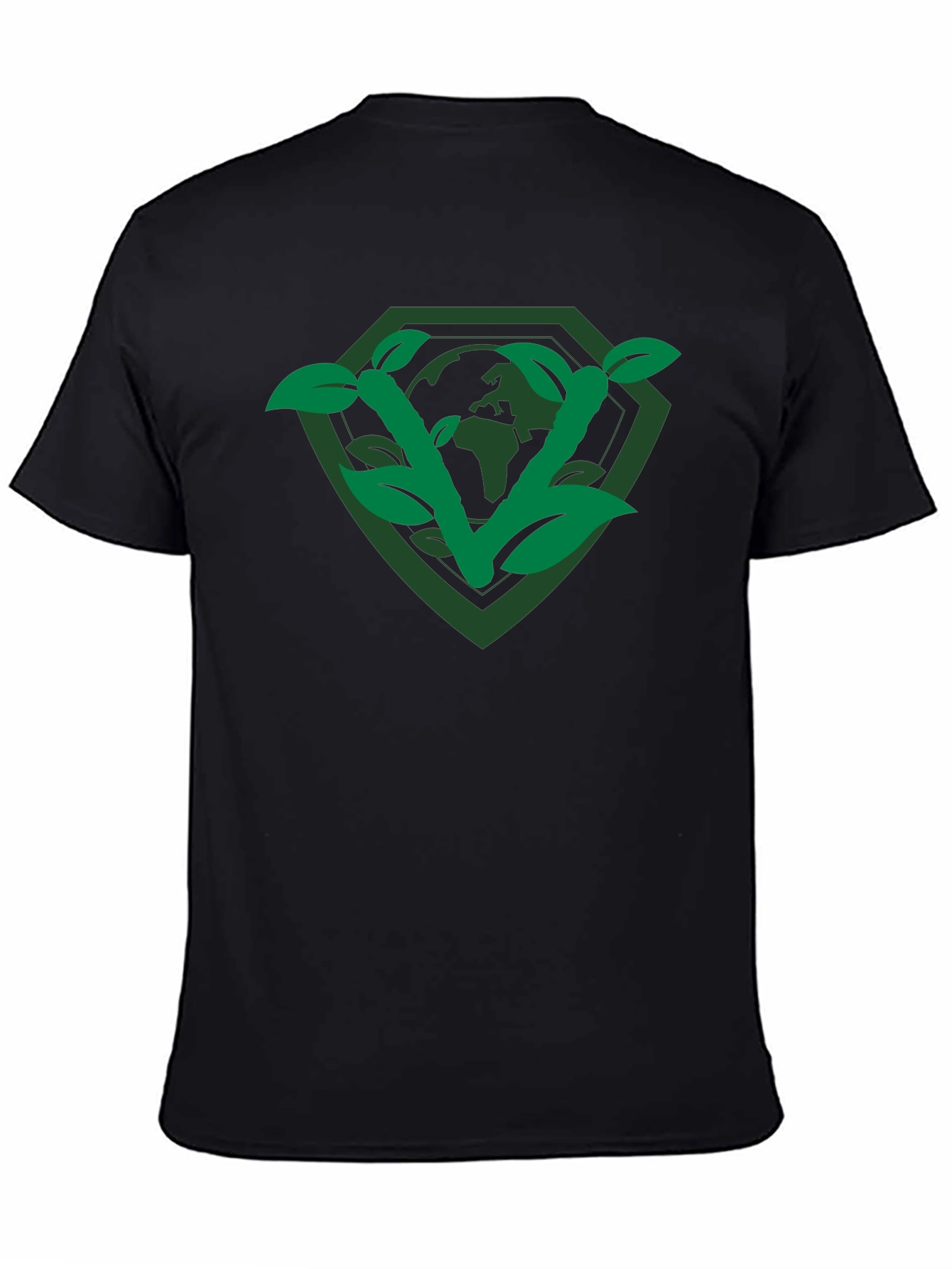 Eco-Friendly Planet Shield Graphic Tee