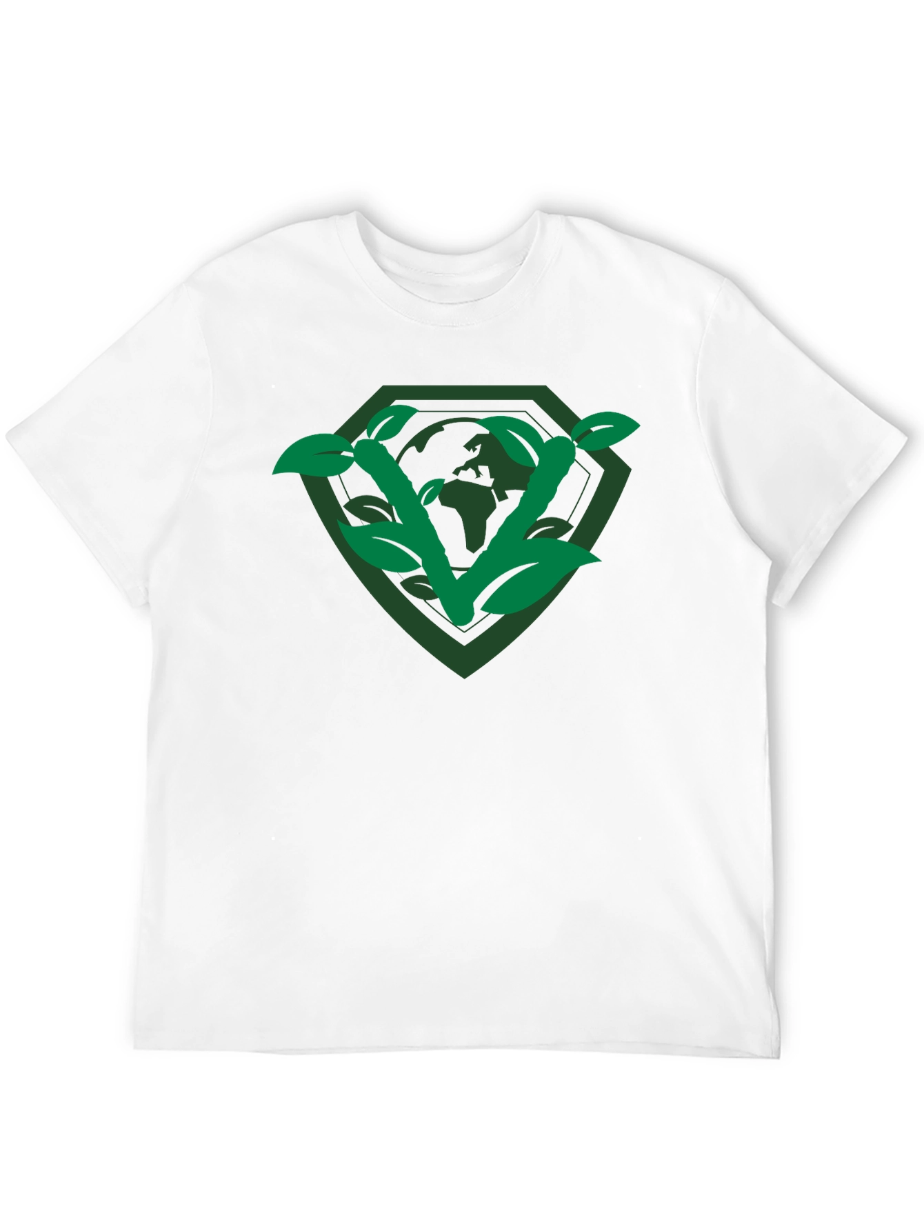 Eco-Friendly Planet Shield Graphic Tee