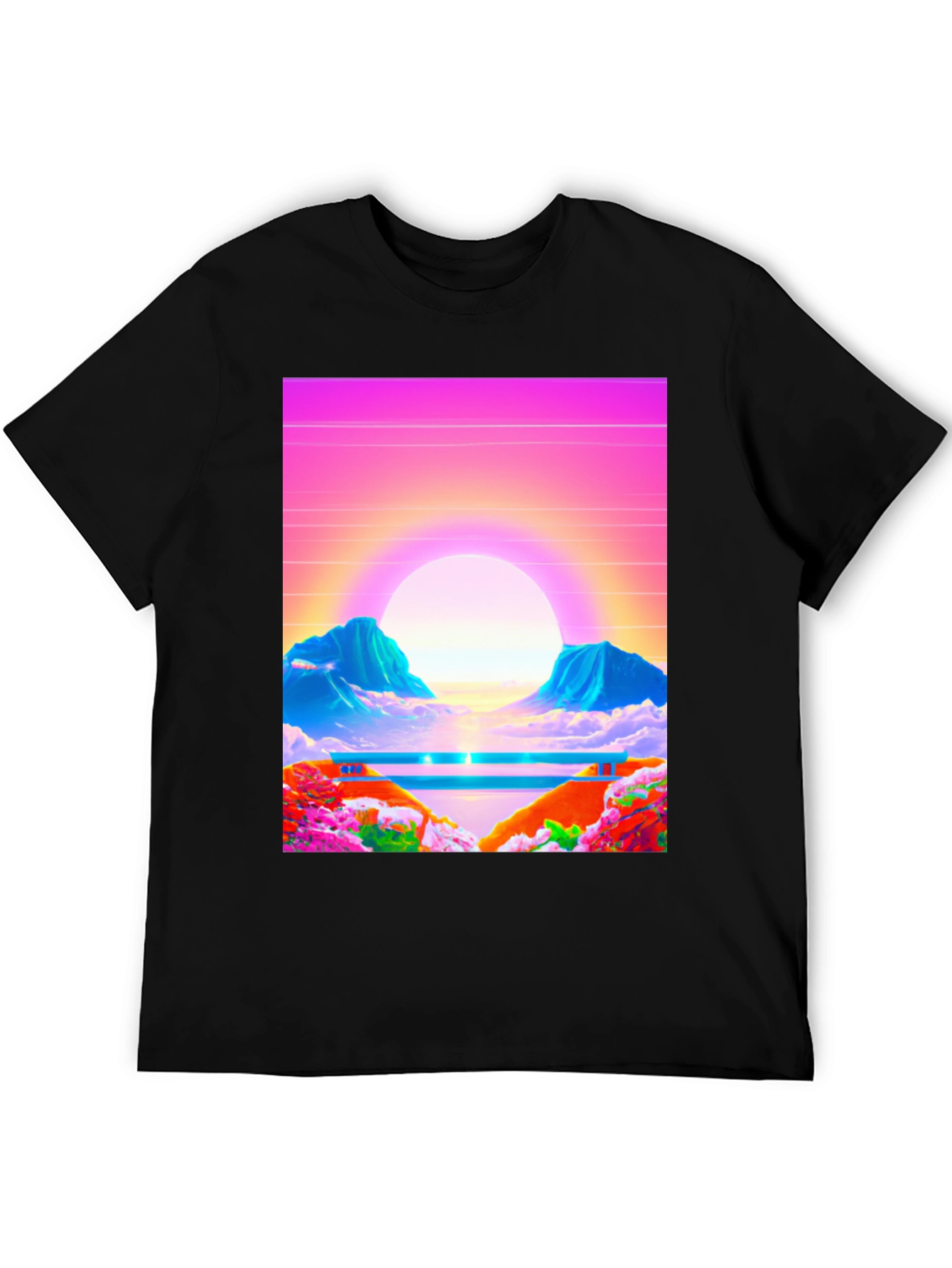 Vaporwave Sunset Tee